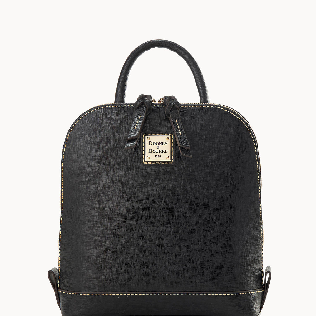 Saffiano Small Zip Pod Backpack