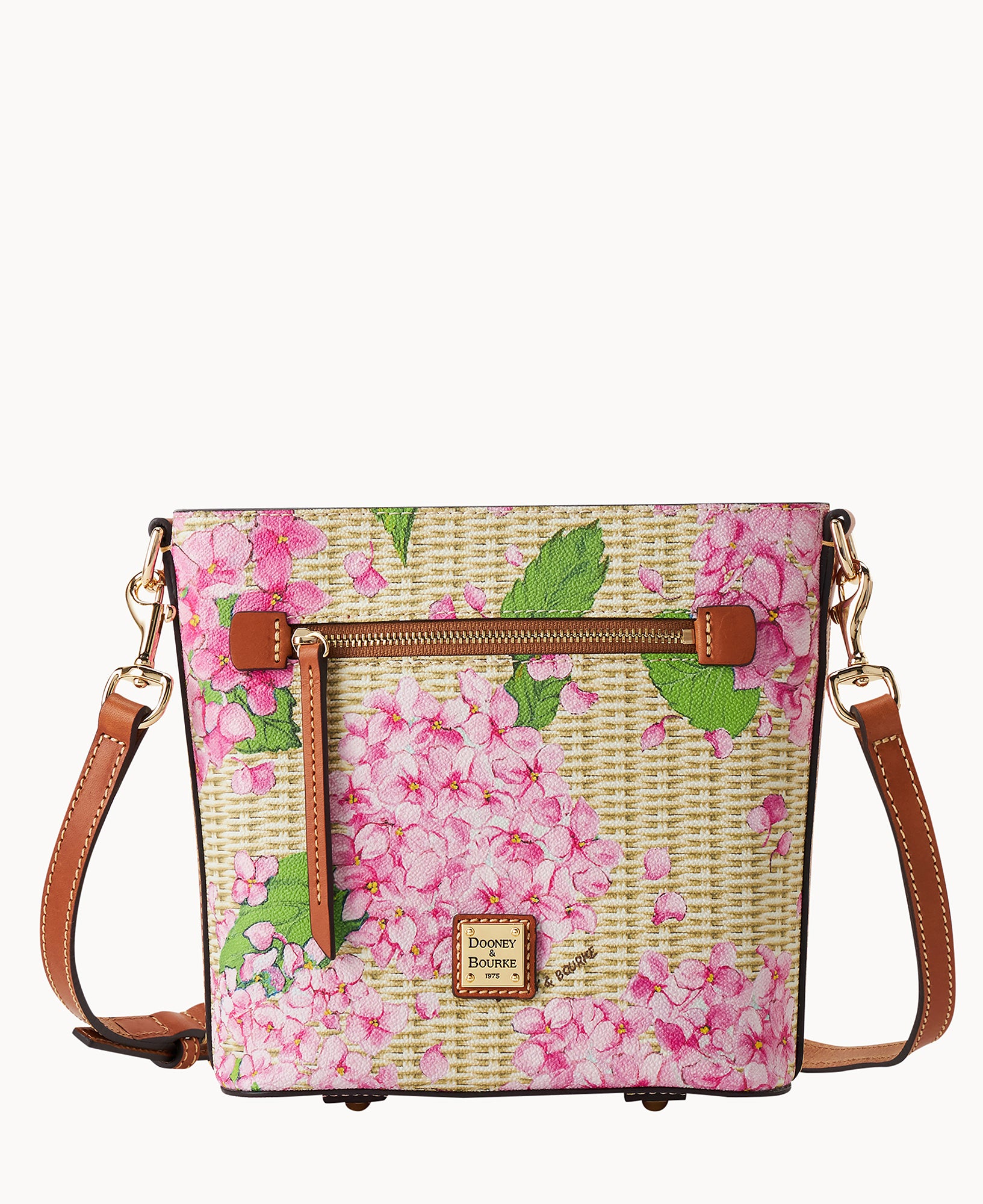 Hydrangea Basketweave Small Zip Crossbody – ILoveDooney