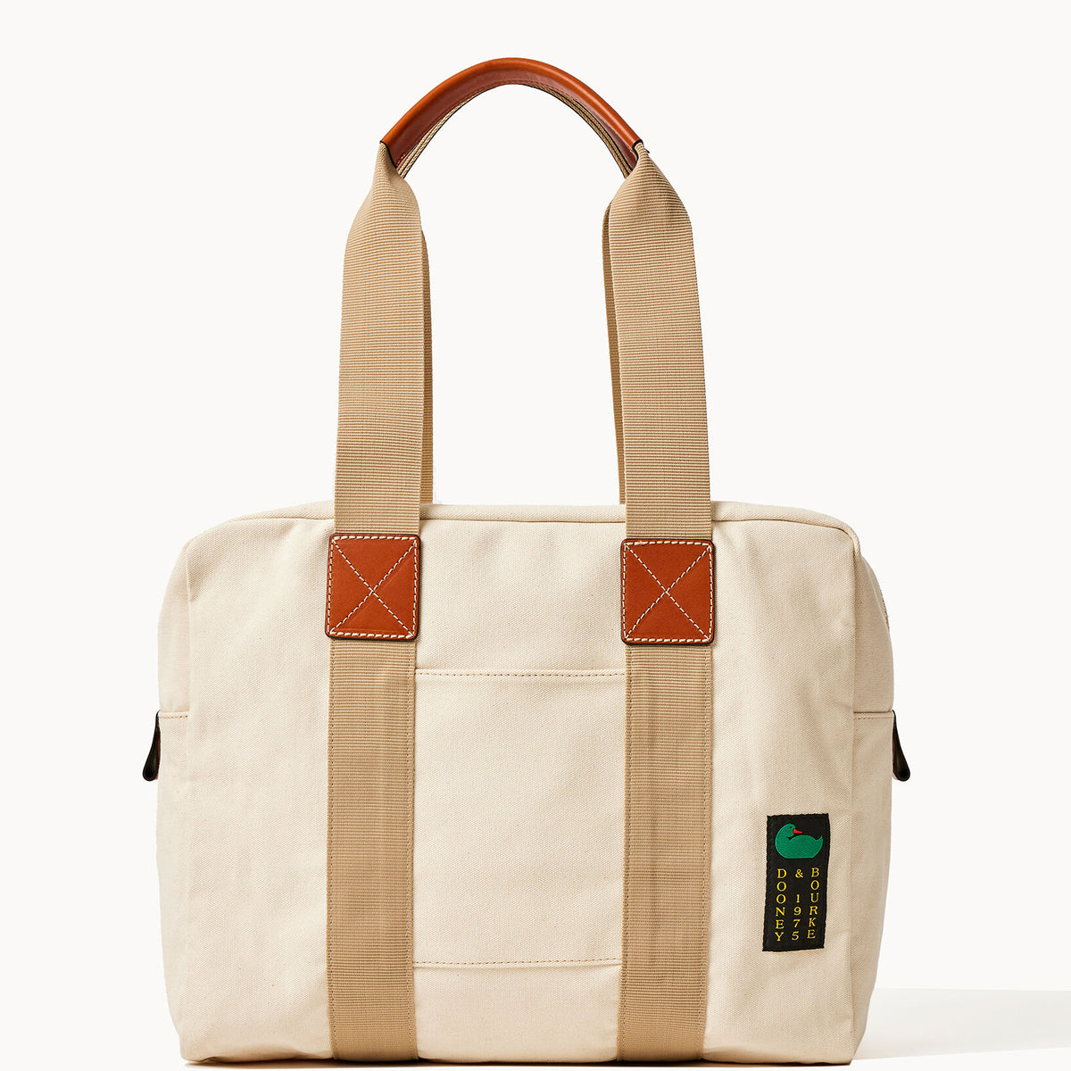 dooney & bourke ivory and canvas backpack bag Dooney & Bourke Canvas Exterior Backpack Bags & Handbags for  main image 3