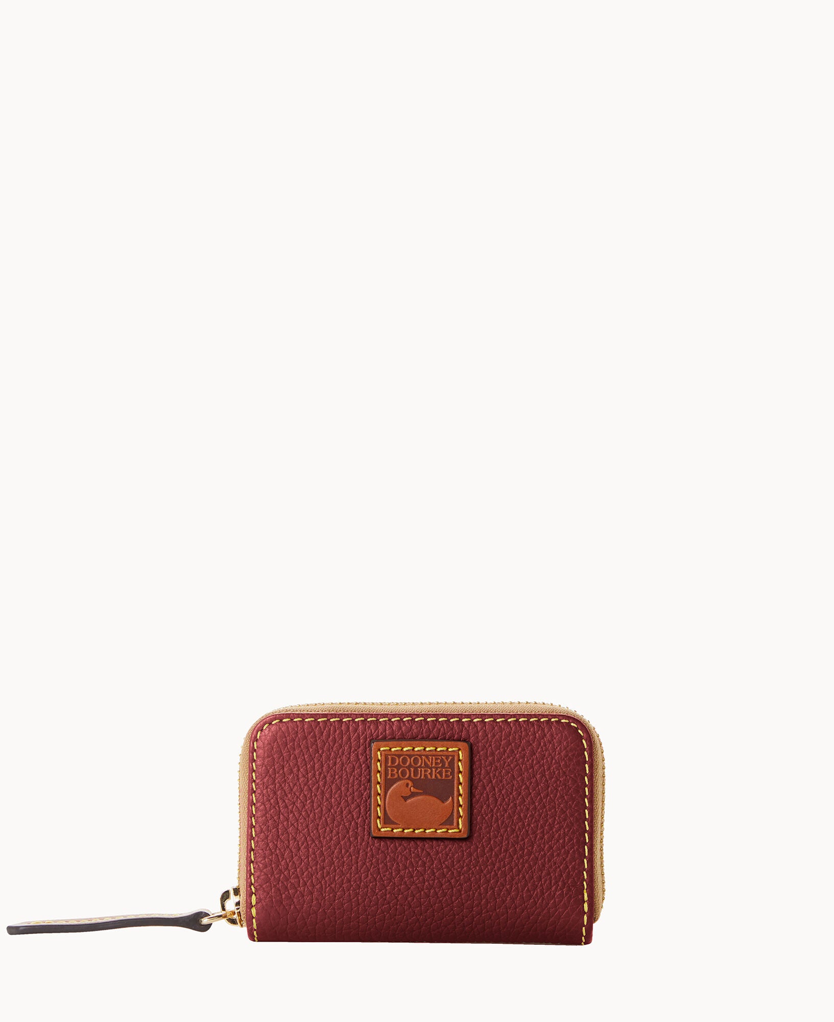 Pebble Grain Zip Around Credit Card Case – ILoveDooney