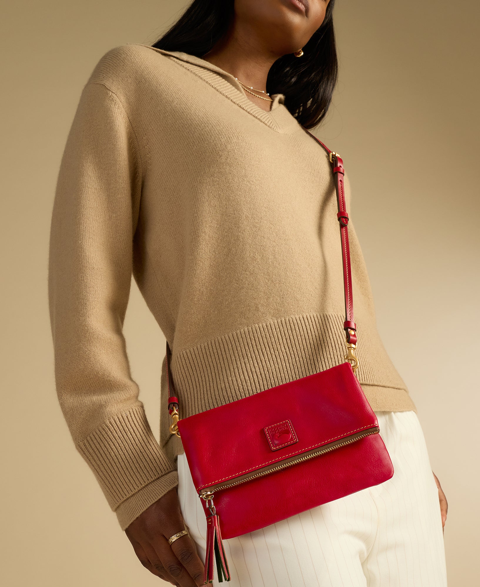 Florentine Foldover Zip Crossbody – ILoveDooney
