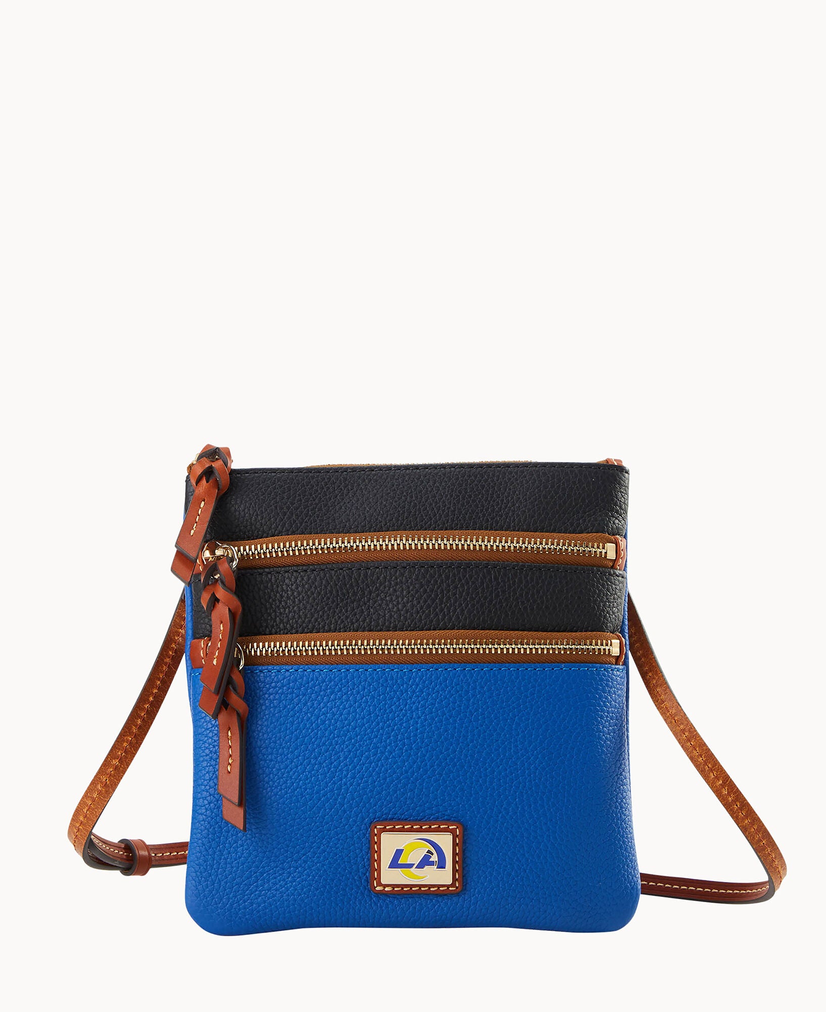 J　ラ・プレリーＰ NFL Rams Triple Zip Crossbody – ILoveDooney
