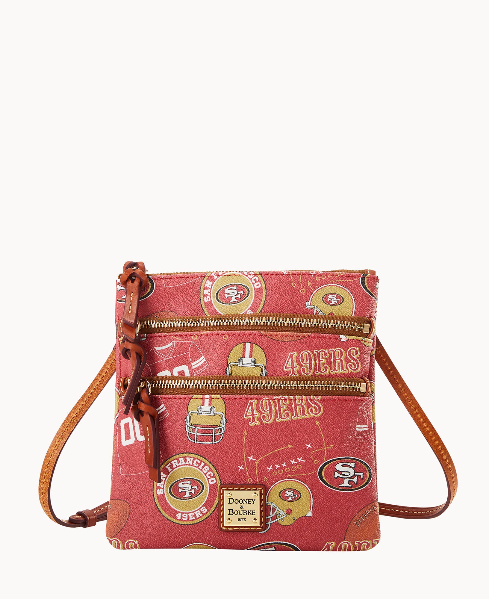 NFL 49ers Triple Zip Crossbody – ILoveDooney