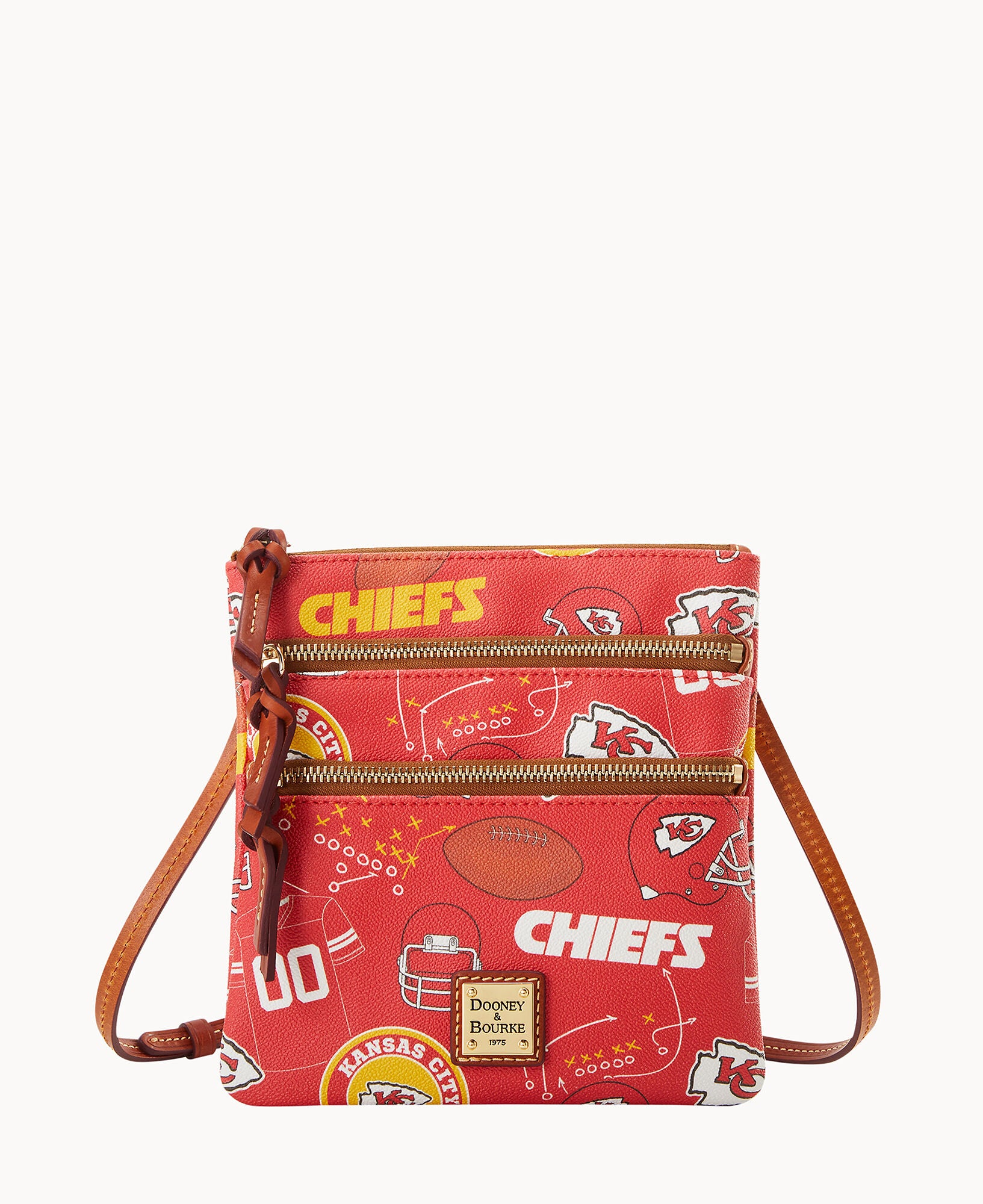 NFL Chiefs North South Triple Zip Crossbody – ILoveDooney