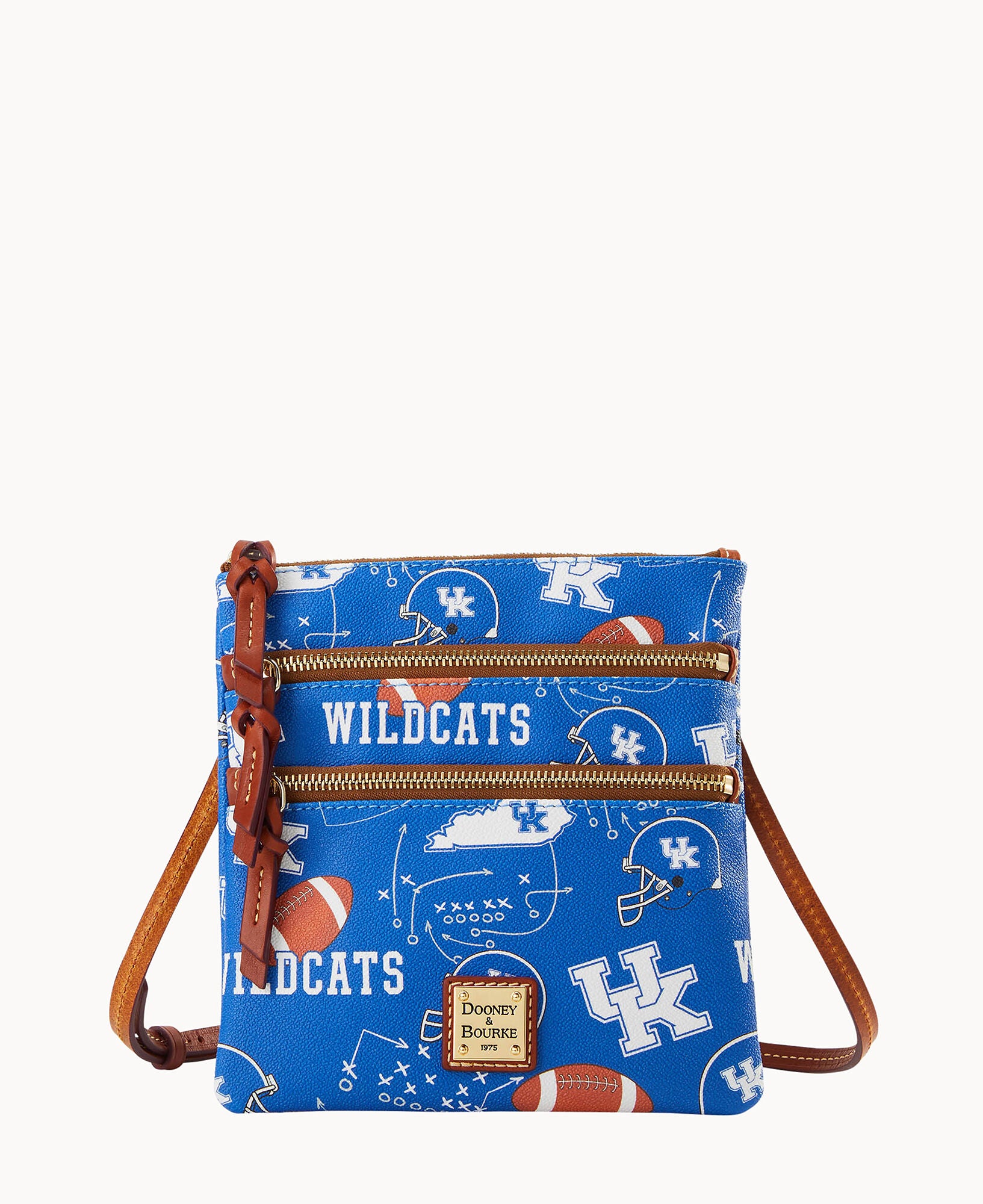 Collegiate University of Kentucky Triple Zip Crossbody – ILoveDooney
