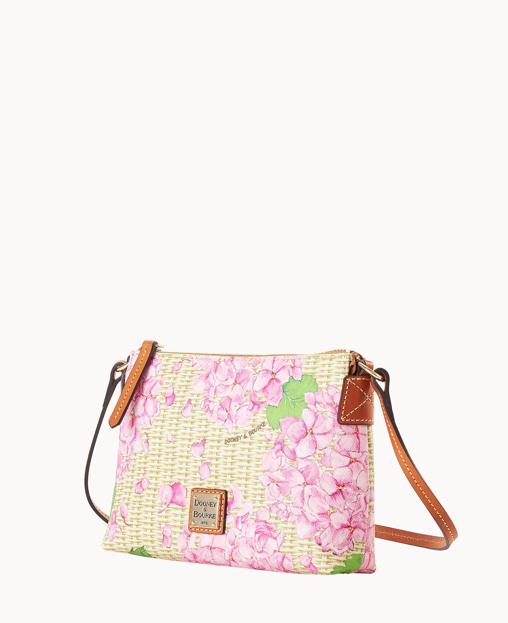 Hydrangea Basketweave Crossbody Pouchette – ILoveDooney