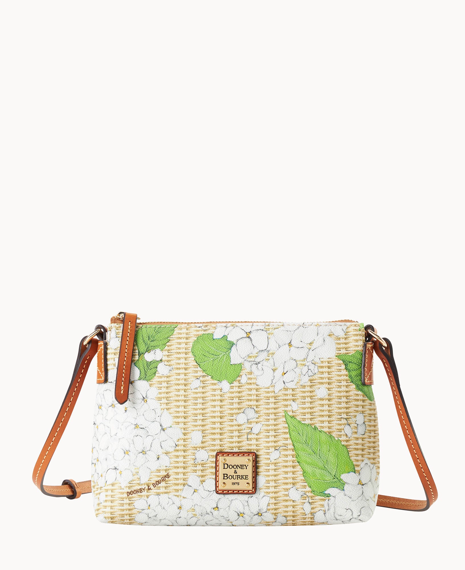 Hydrangea Basketweave Crossbody Pouchette – ILoveDooney