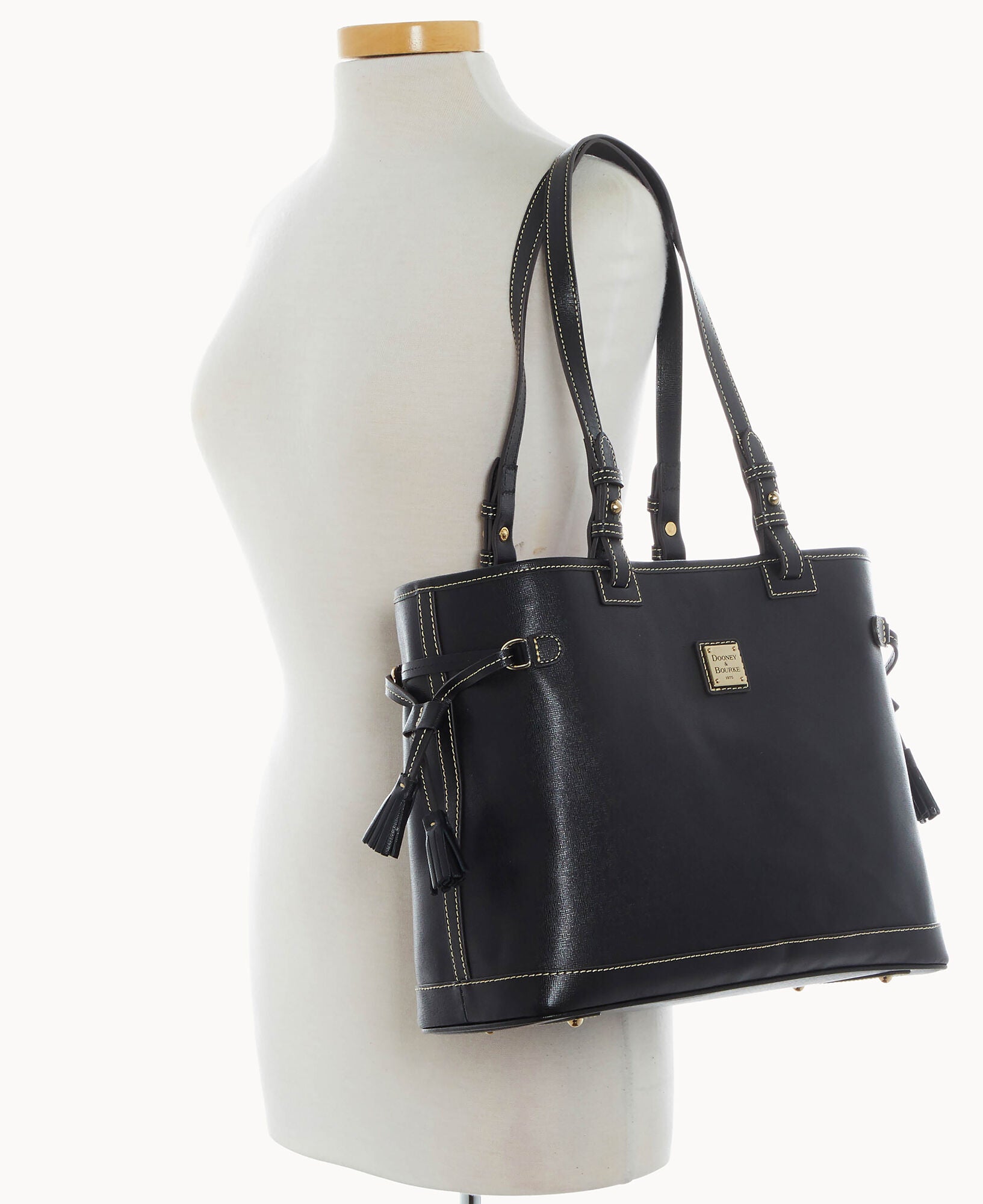 Saffiano Double Strap Tassel Bag – ILoveDooney