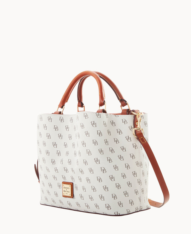 Dooney & Bourke Women's Gretta Large Shoulder Bag in Brown Tmoro Dooney & Bourke Women's Gretta Large Shoulder Bag in Brown Tmoro