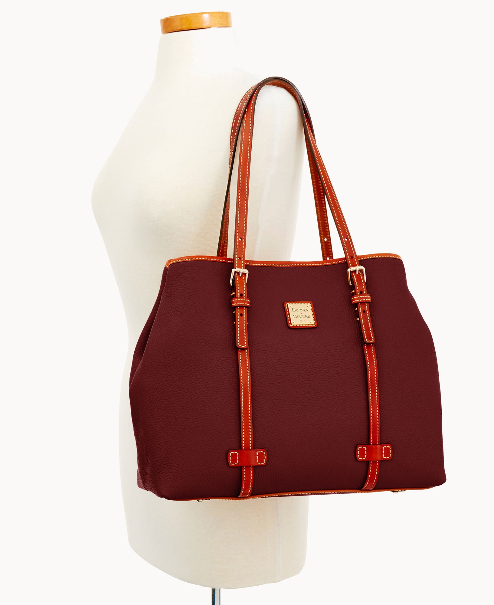 Pebble Grain Side Snap Tote – ILoveDooney