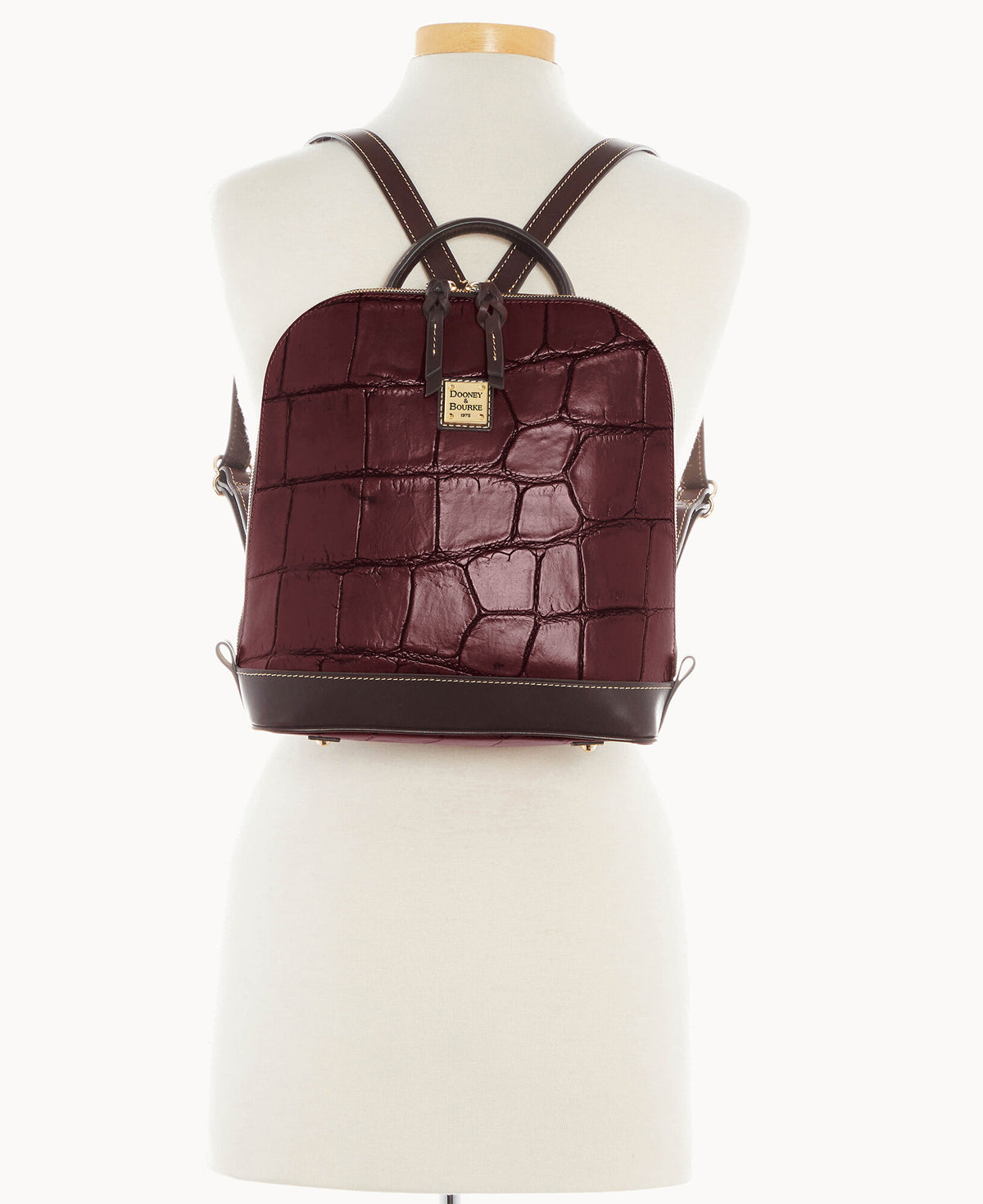 diophy leather backpack Denison Zip Pod – ILoveDooney It features a flap Summer24 Color:Sunrise Suicide Shad (Size: 3.5