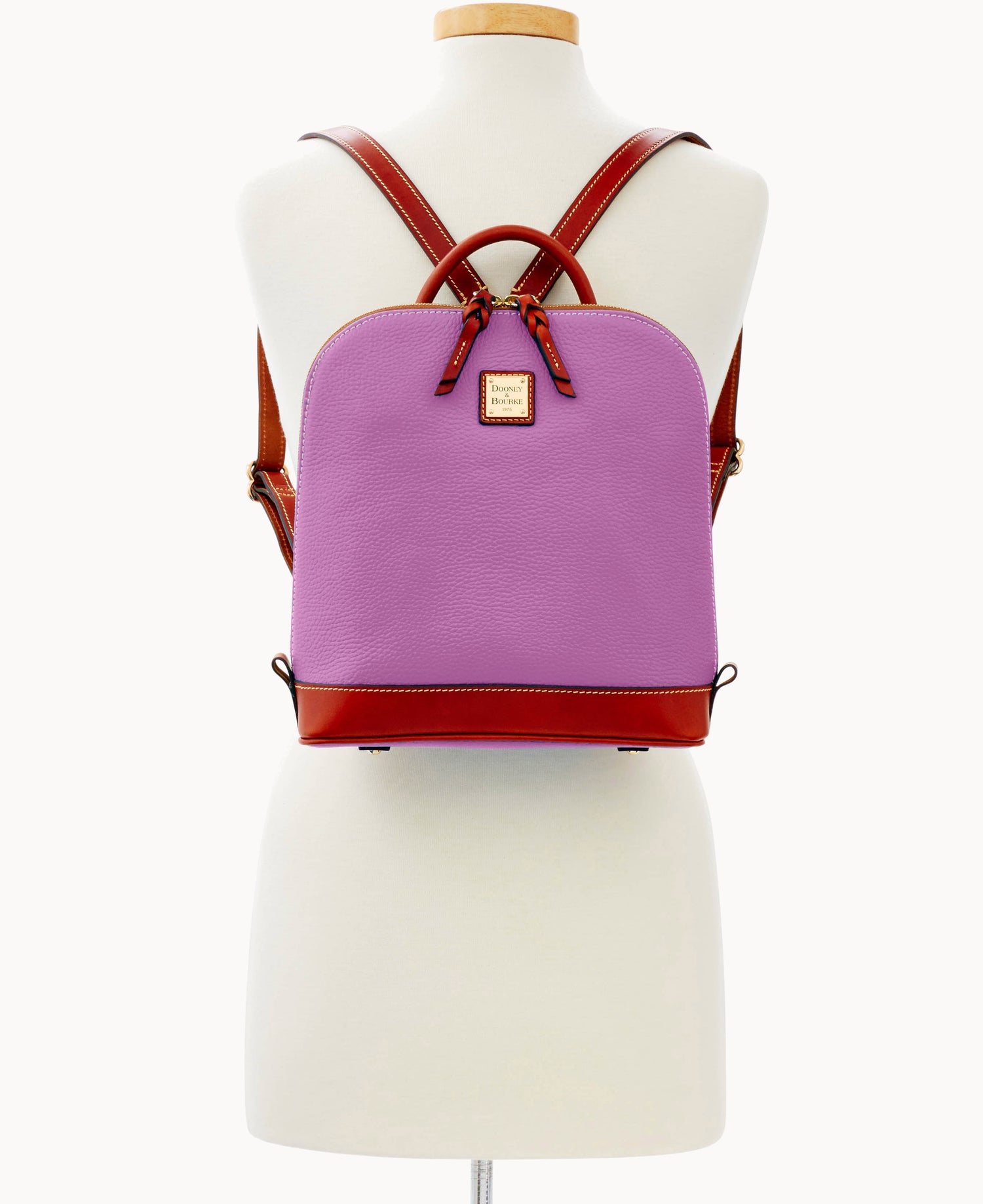 Pebble Grain Zip Pod Backpack