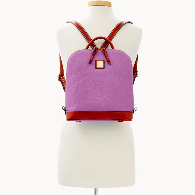 Pebble Grain Zip Pod Backpack