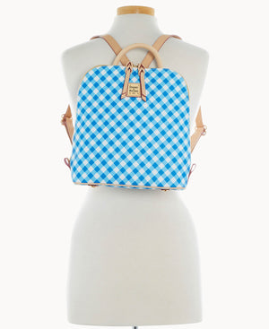 Gingham II Zip Pod Backpack – ILoveDooney display picture 3