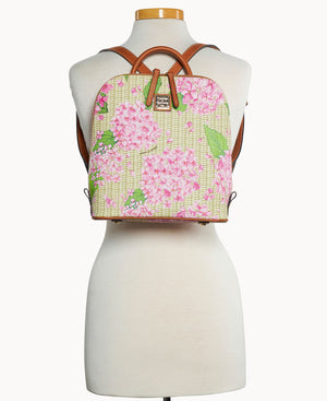 Hydrangea Basketweave Zip Pod Backpack – ILoveDooney