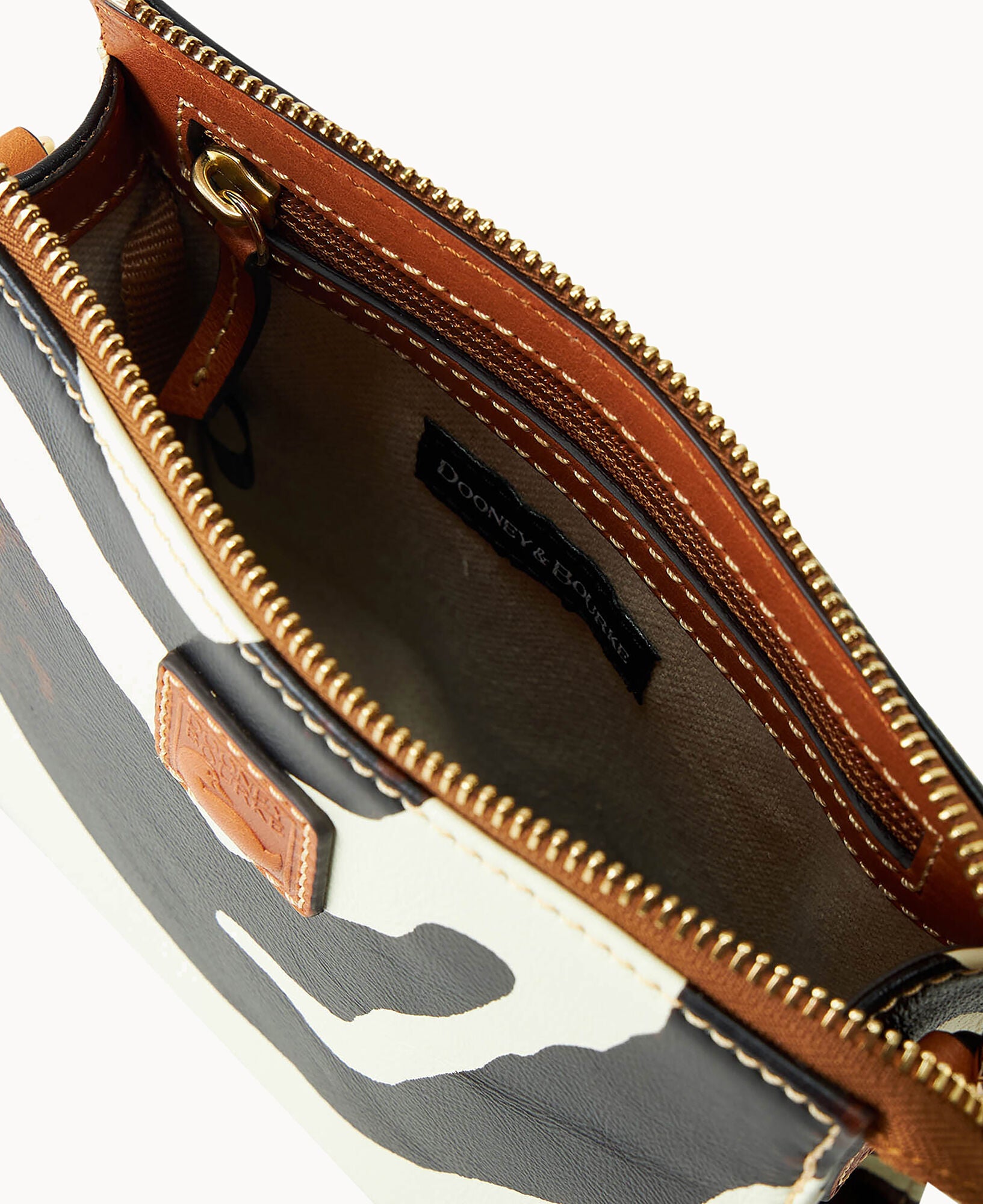 Zebra Leather North South Janine Crossbody – ILoveDooney