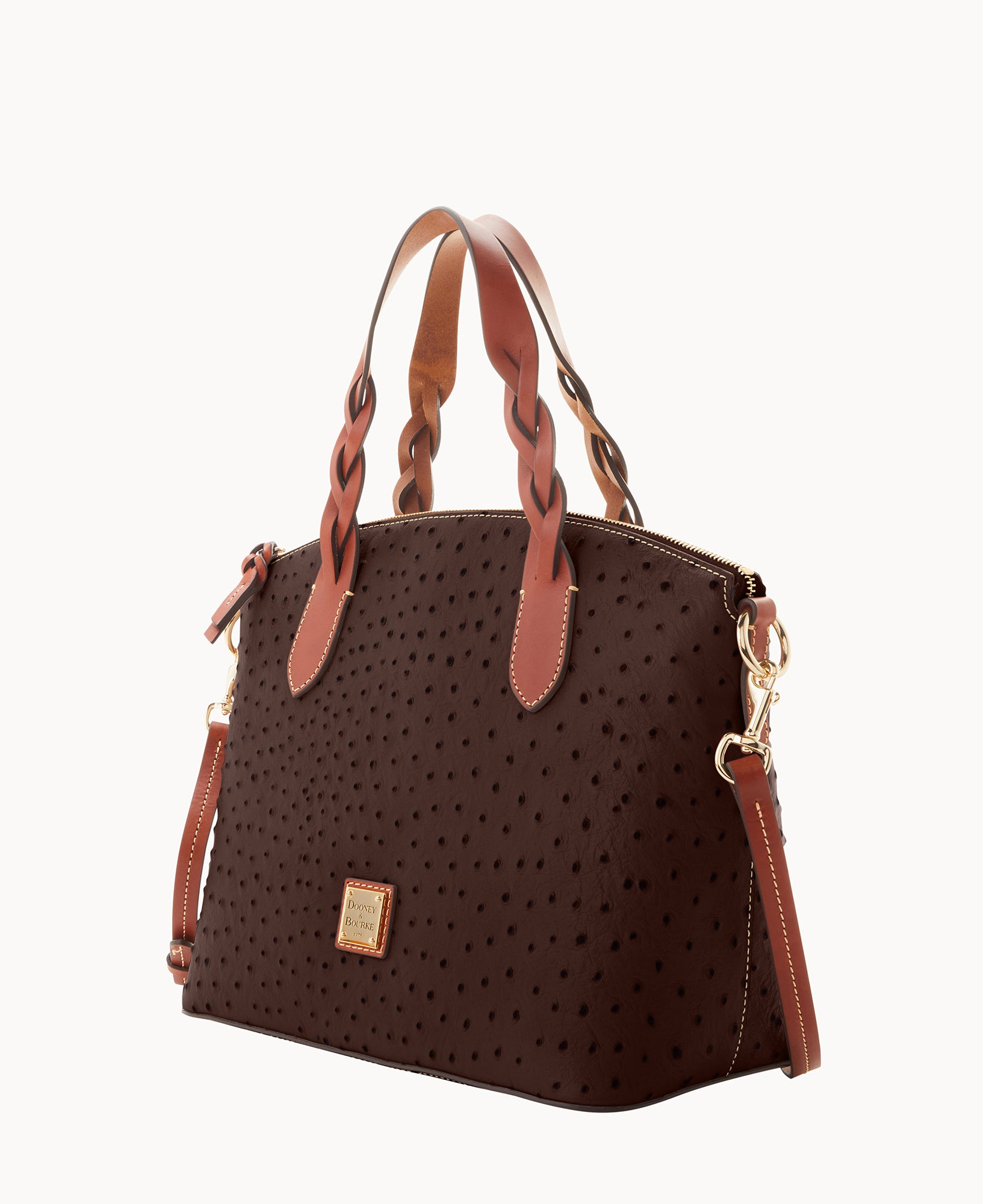 Ostrich Celeste Satchel – ILoveDooney