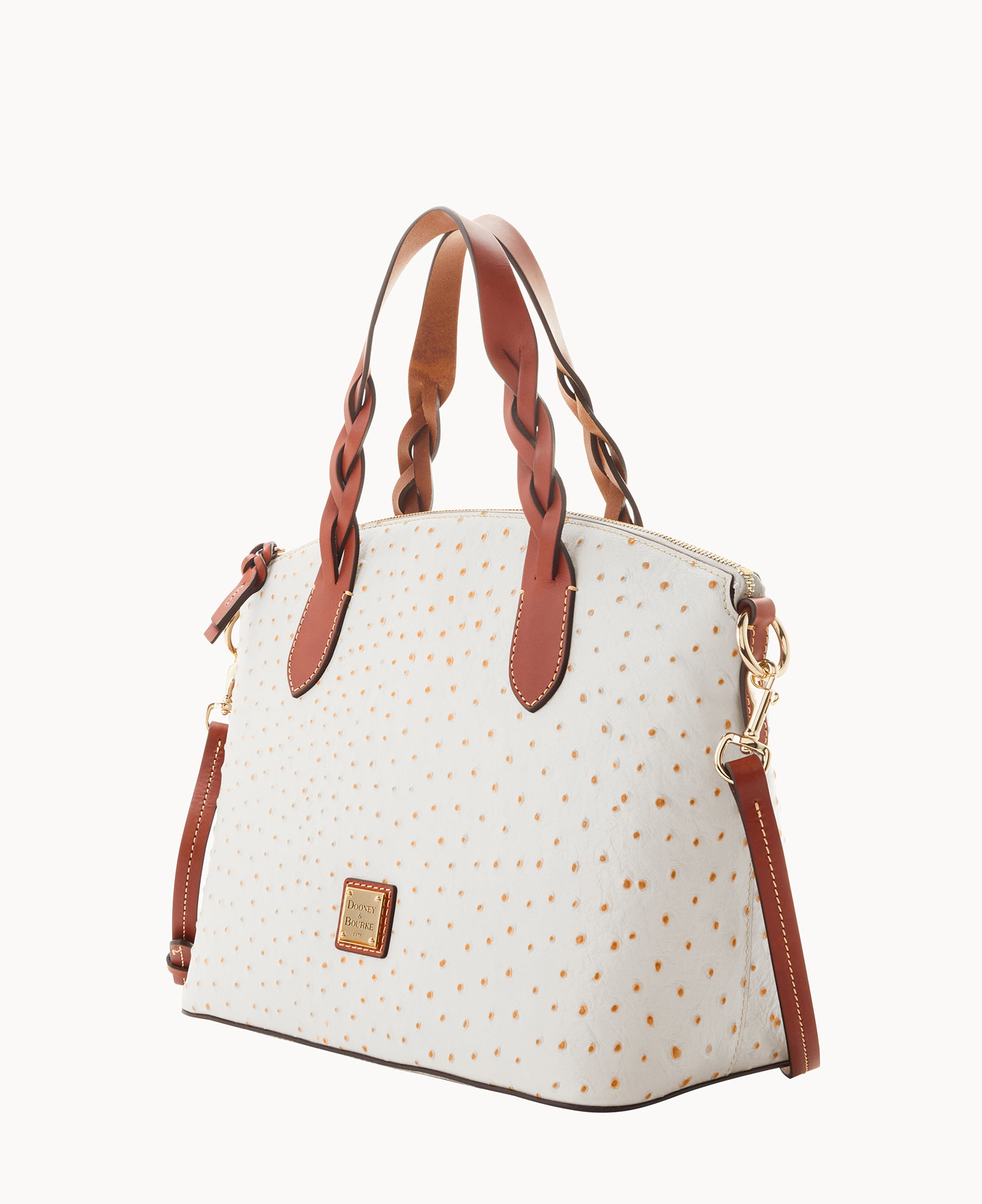 Ostrich Celeste Satchel – ILoveDooney