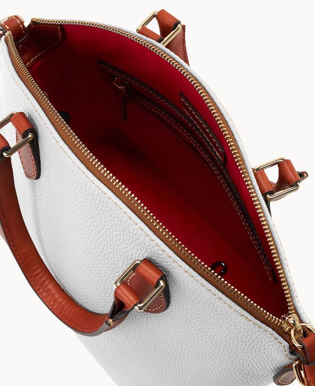 Pebble Grain Geena Satchel