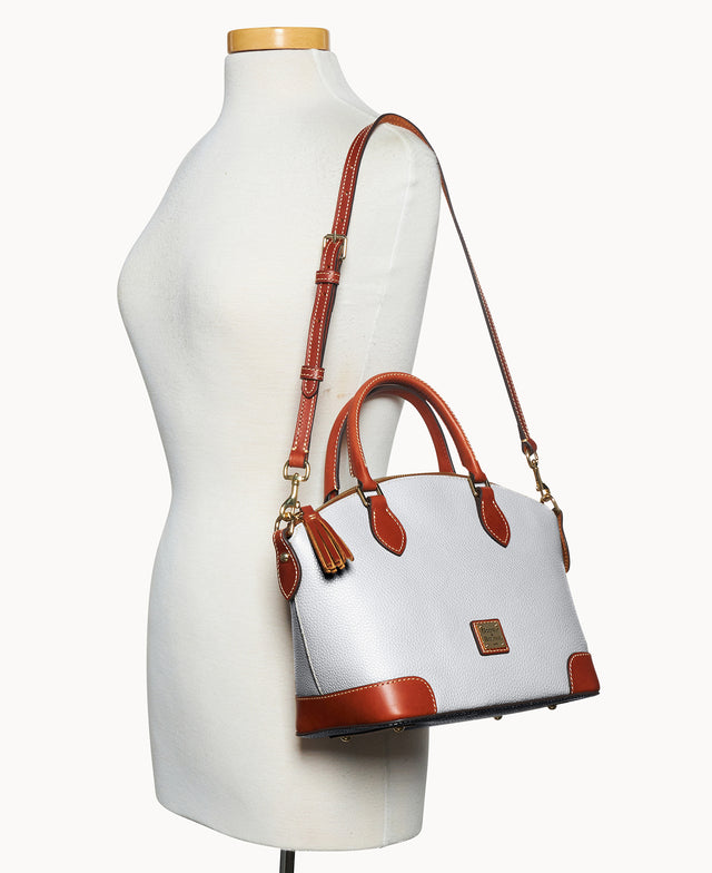Pebble Grain Geena Satchel