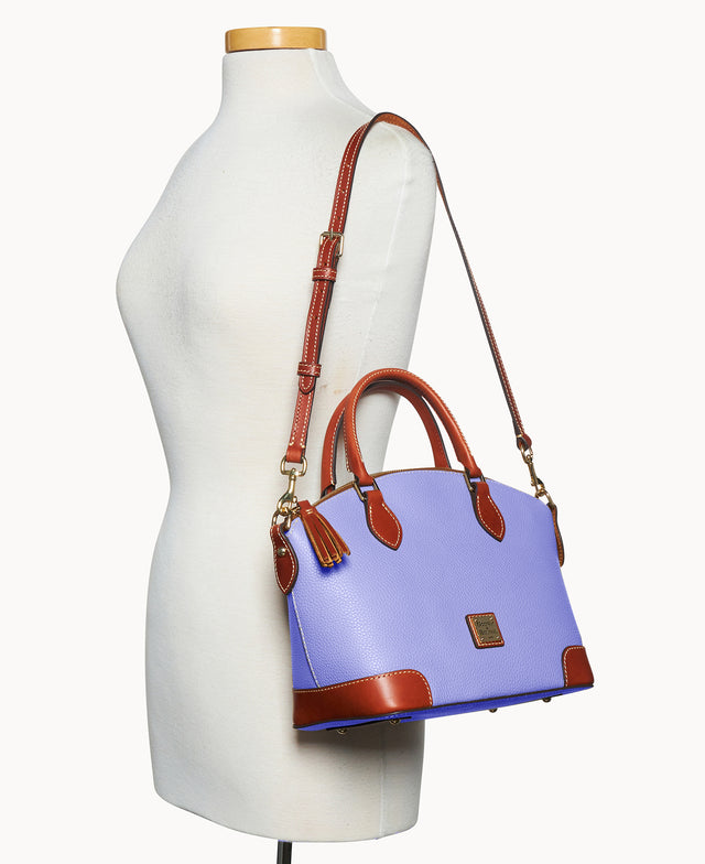 Pebble Grain Geena Satchel