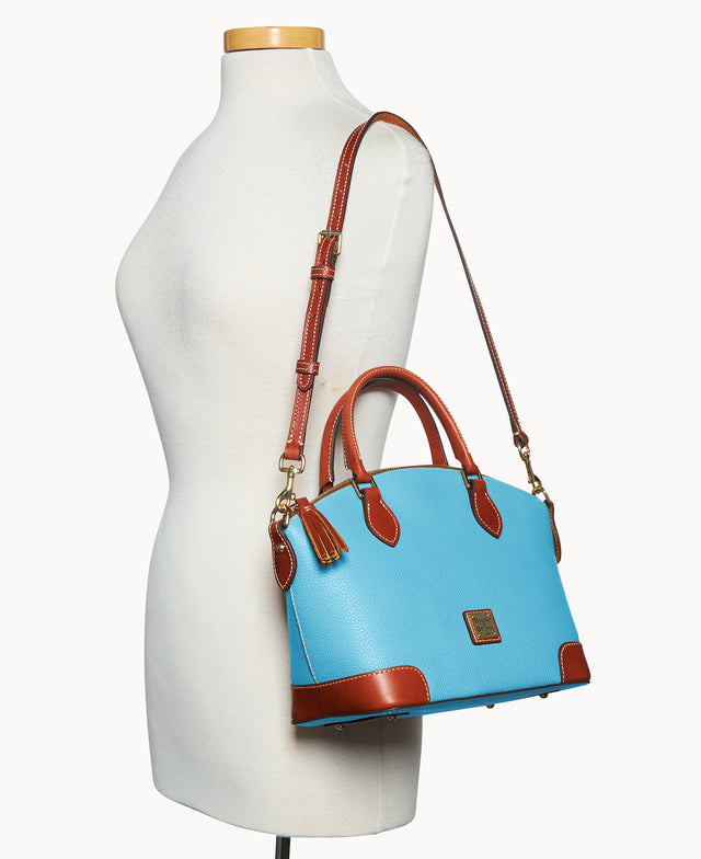 Pebble Grain Geena Satchel