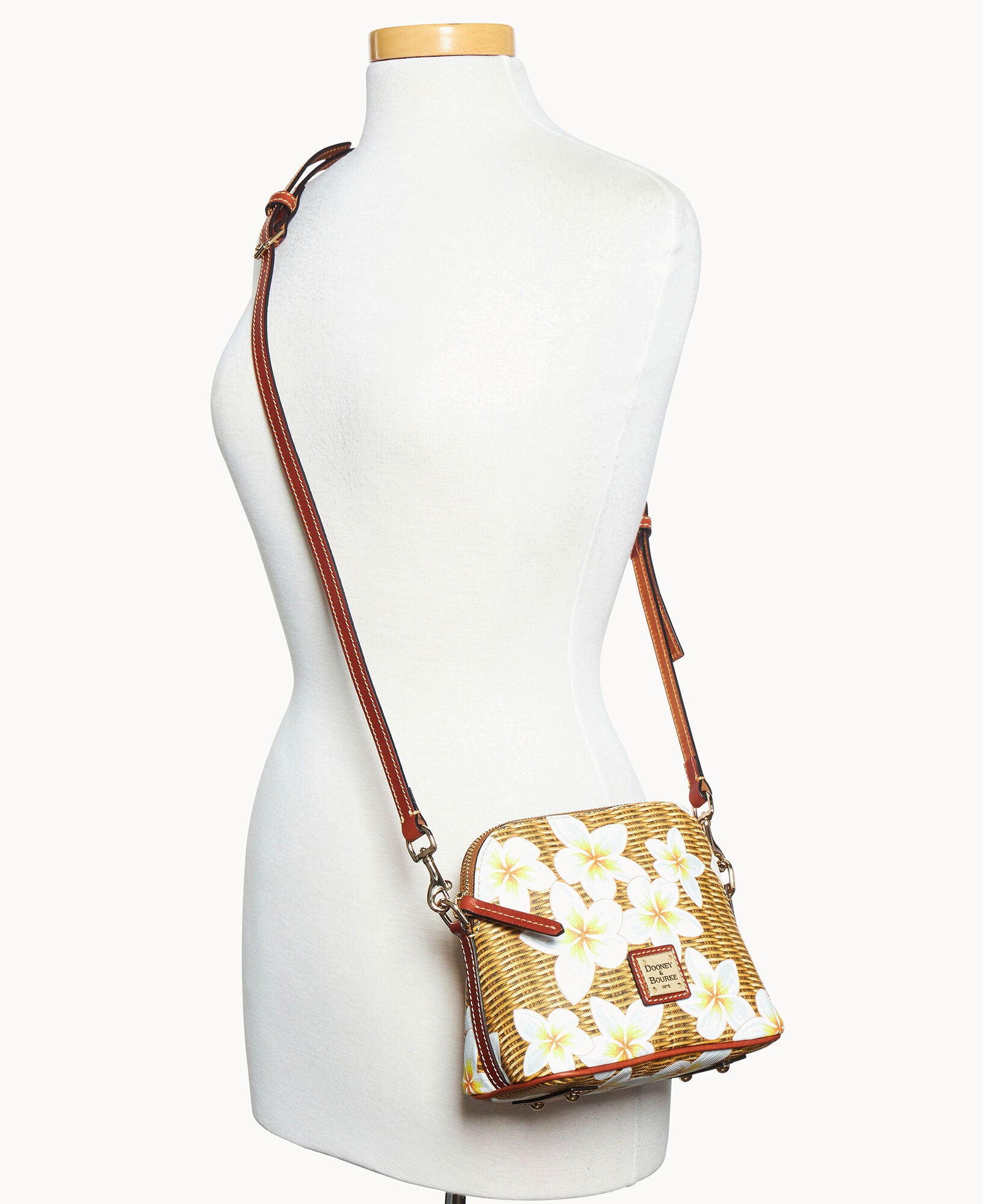 Plumeria Domed Zip Crossbody – ILoveDooney