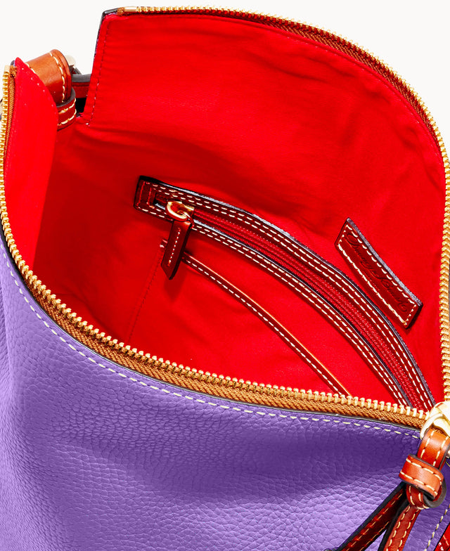 Pebble Grain Twist Strap Hobo