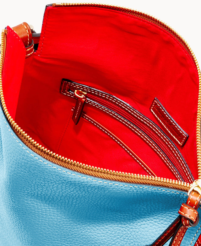 Pebble Grain Twist Strap Hobo