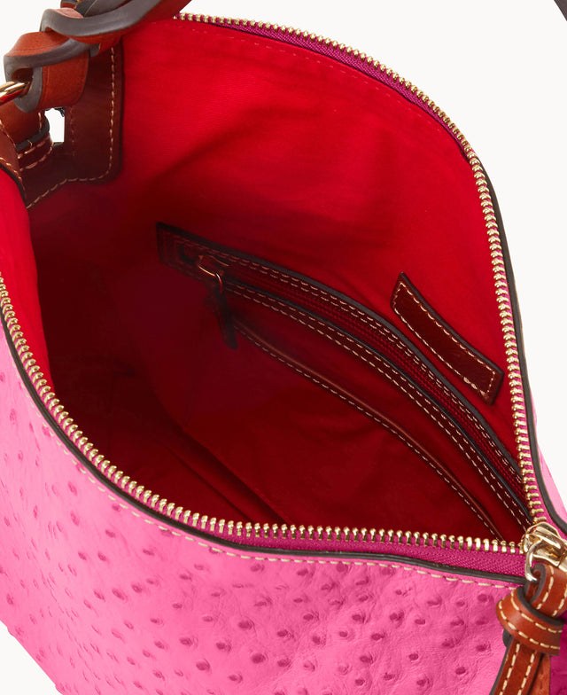 Ostrich Twist Strap Hobo