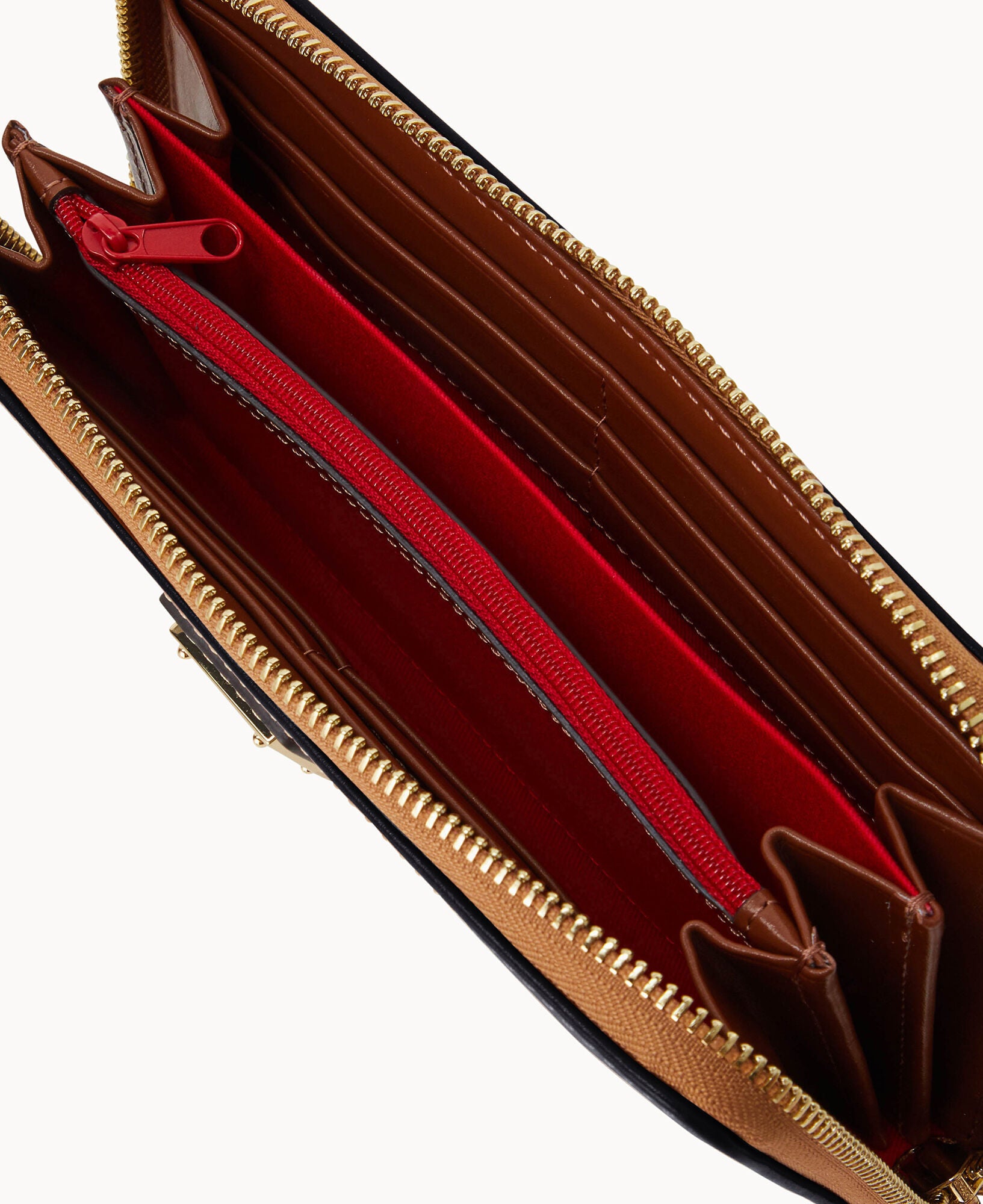 Wexford Leather Large Zip Around Wristlet Crossbody – ILoveDooney