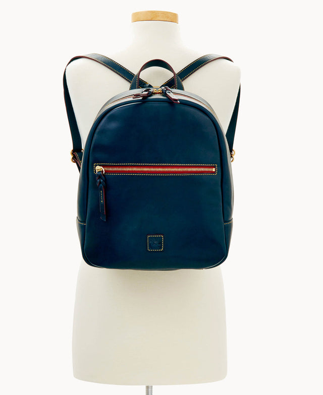 dooney & bourke florentine leather backpack Women's Teagan 30 in Natural, One inside zip pocket Florentine Ronnie Backpack ILoveDooney