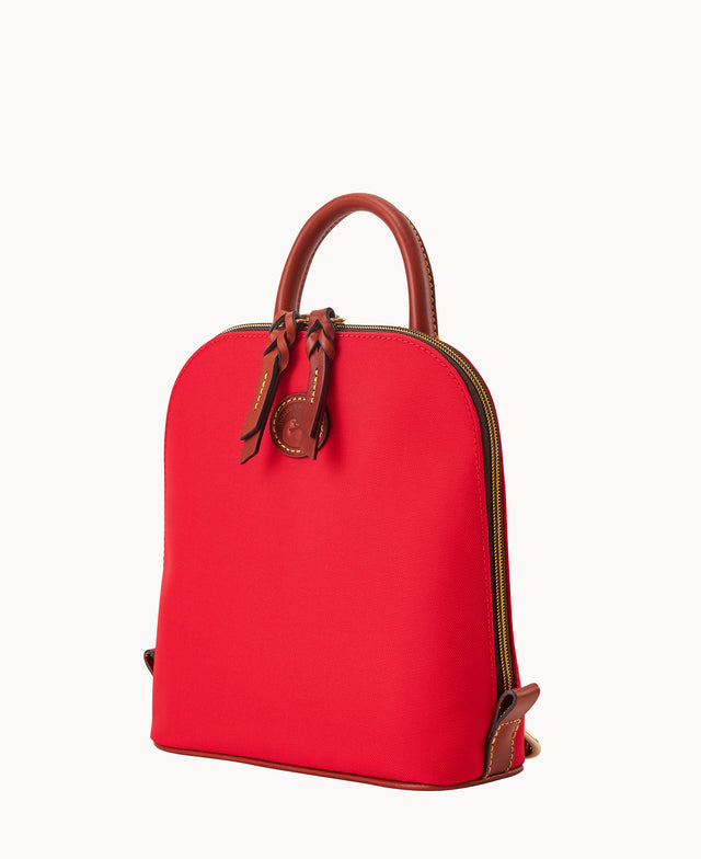 dooney and bourke leather pod backpack Zip Ventures ATL One outside zip pocket Dooney & Bourke | Bags
