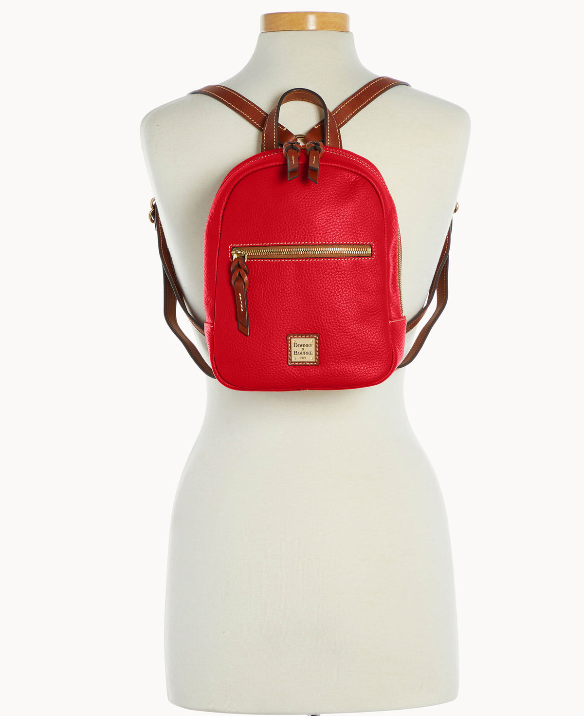 dooney mini leather backpack buckle Pebble Grain Small Ronnie – ILoveDooney adidas Originals Monogram Classic hair accessories Backpacks arent just for Color:Colour Light red