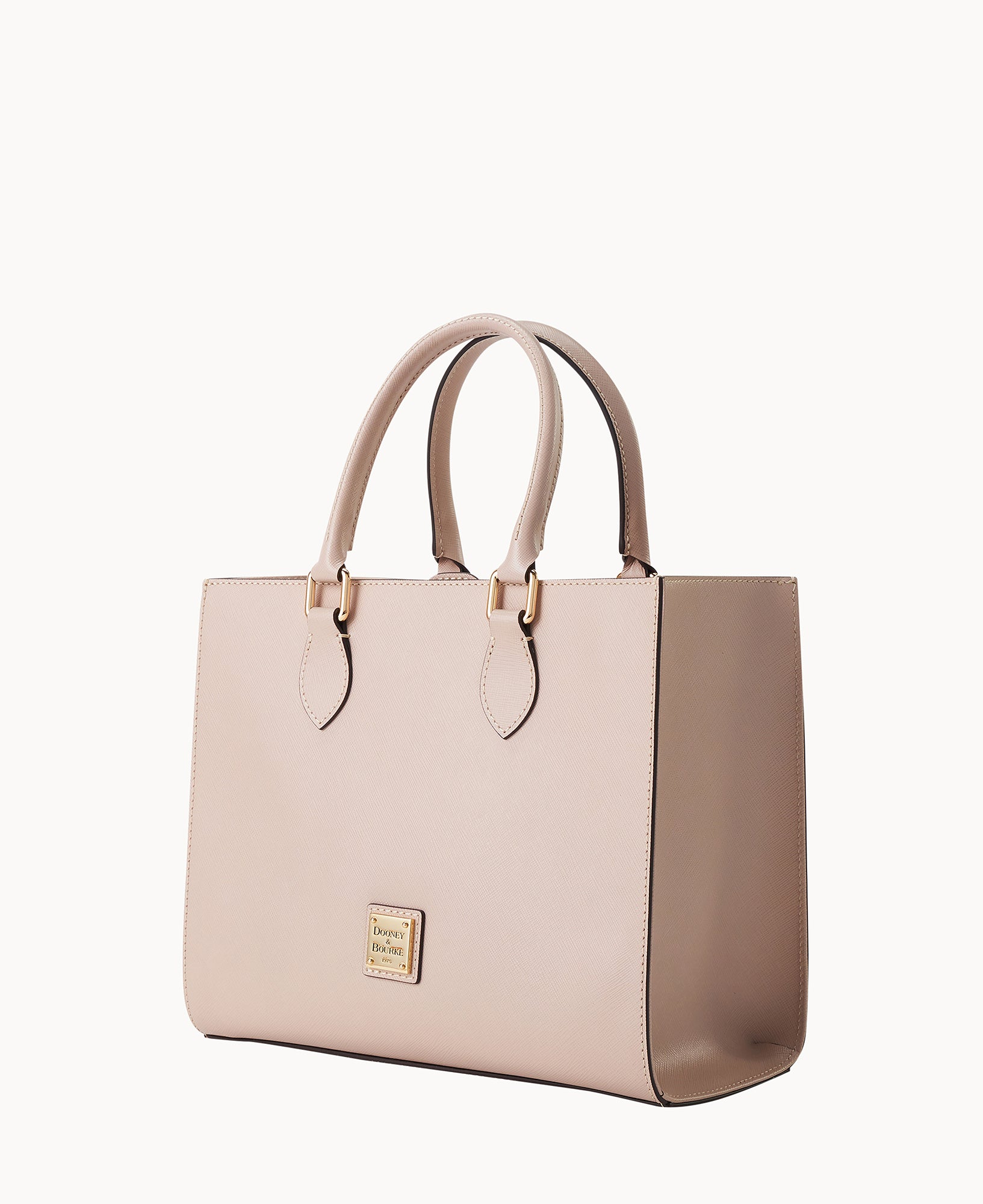 Dooney&Bourke レザー ショルダーバッグ アヒルロゴ チャーム 茶