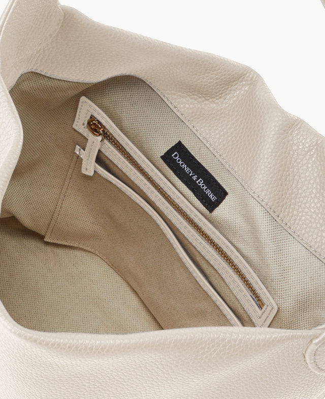 Pre-Loved Pebble Grain Small Logo Lock Sac