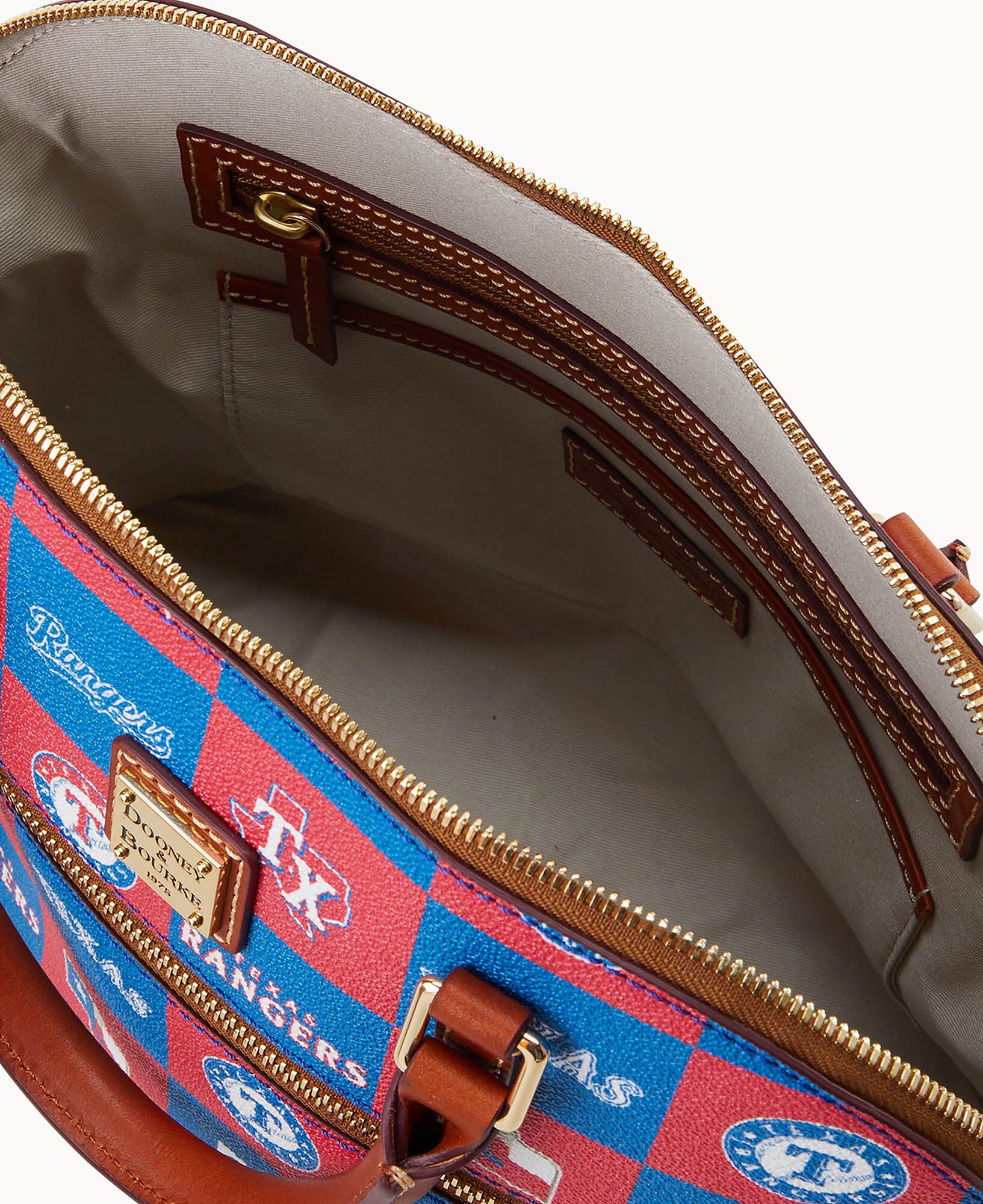 MLB Rangers Domed Zip Satchel – ILoveDooney