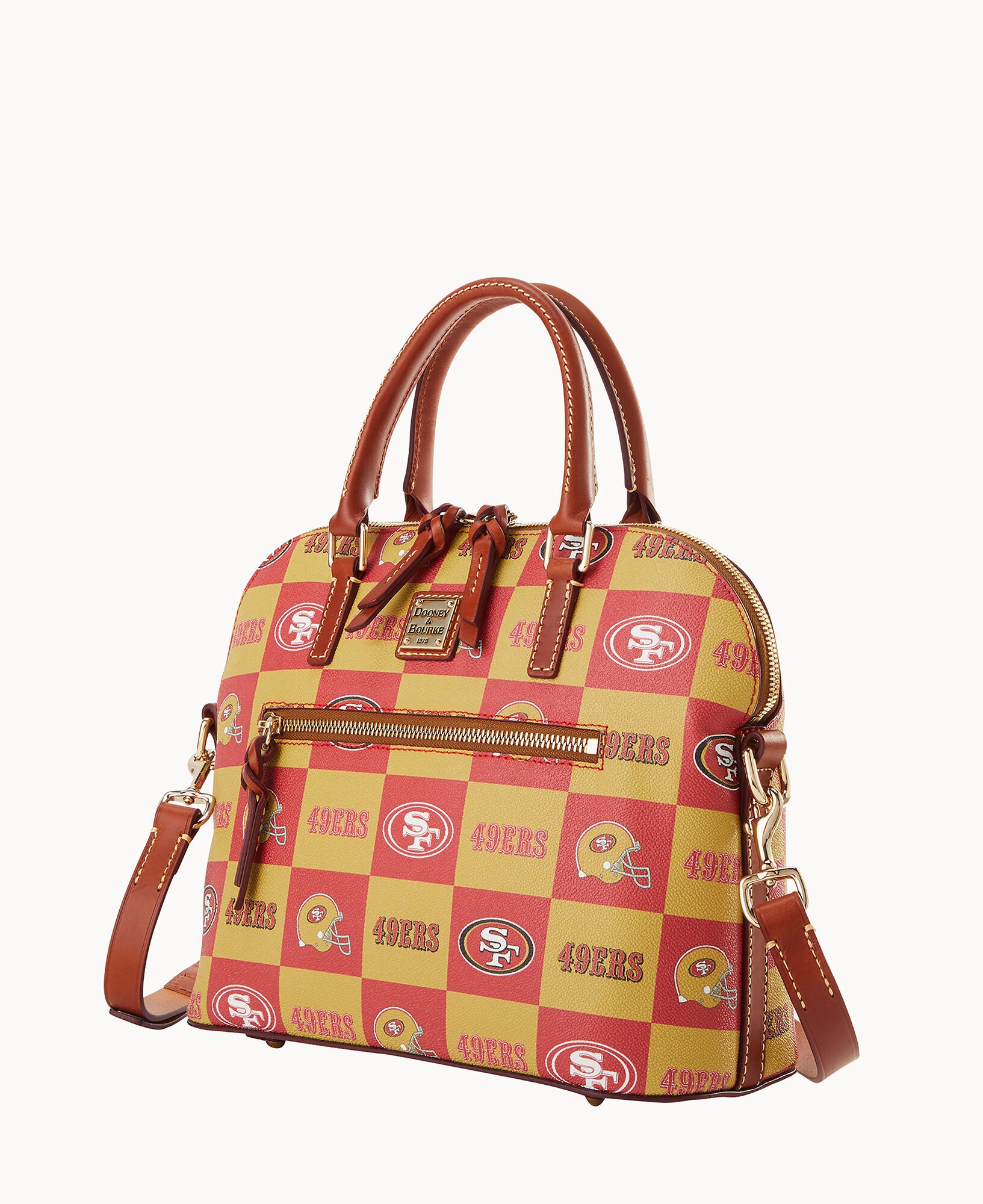 NFL 49ERS Domed Zip Satchel – ILoveDooney