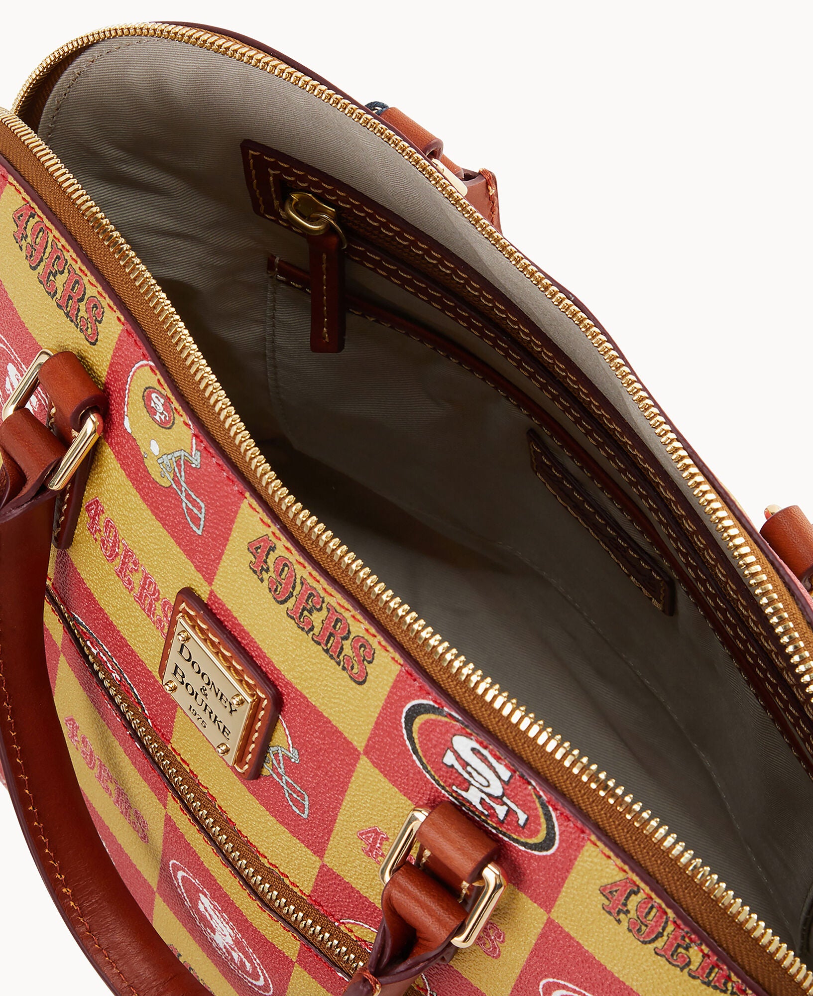 NFL 49ERS Domed Zip Satchel – ILoveDooney