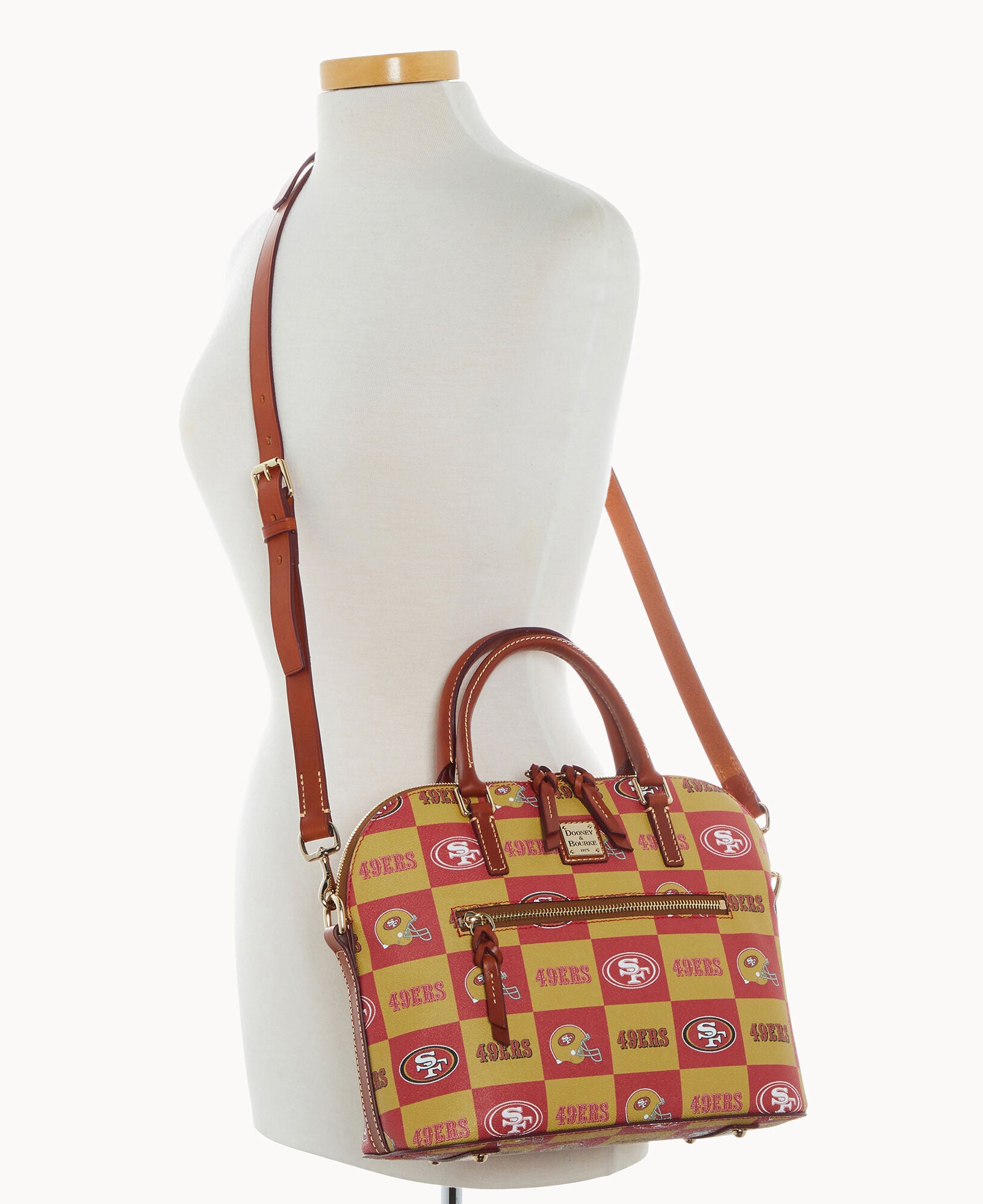 NFL 49ERS Domed Zip Satchel – ILoveDooney