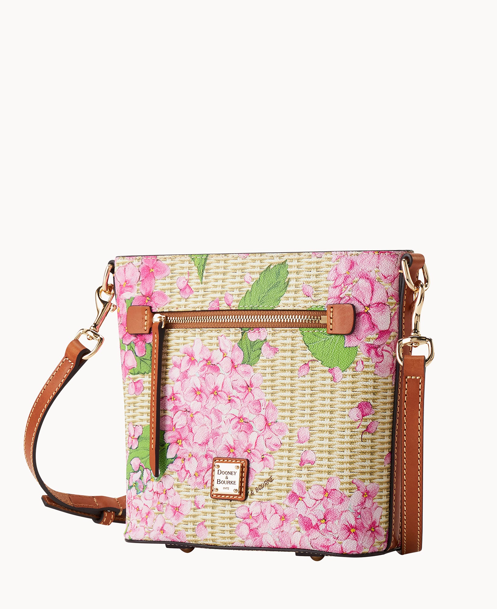 Hydrangea Basketweave Small Zip Crossbody – ILoveDooney