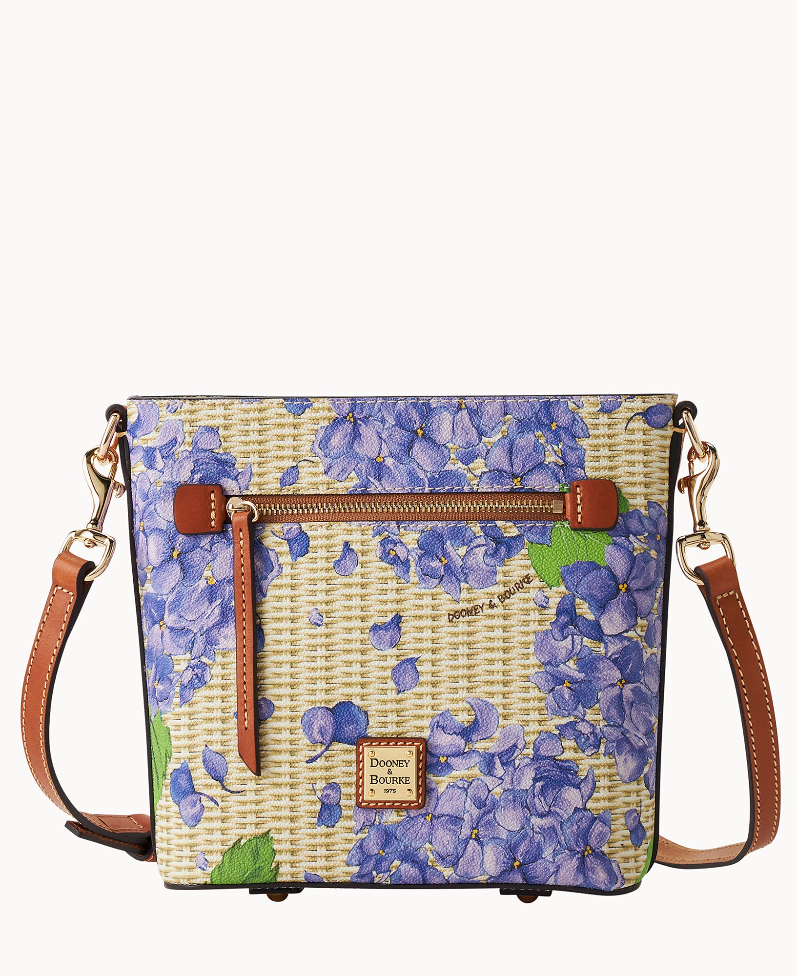Hydrangea Basketweave Small Zip Crossbody – ILoveDooney