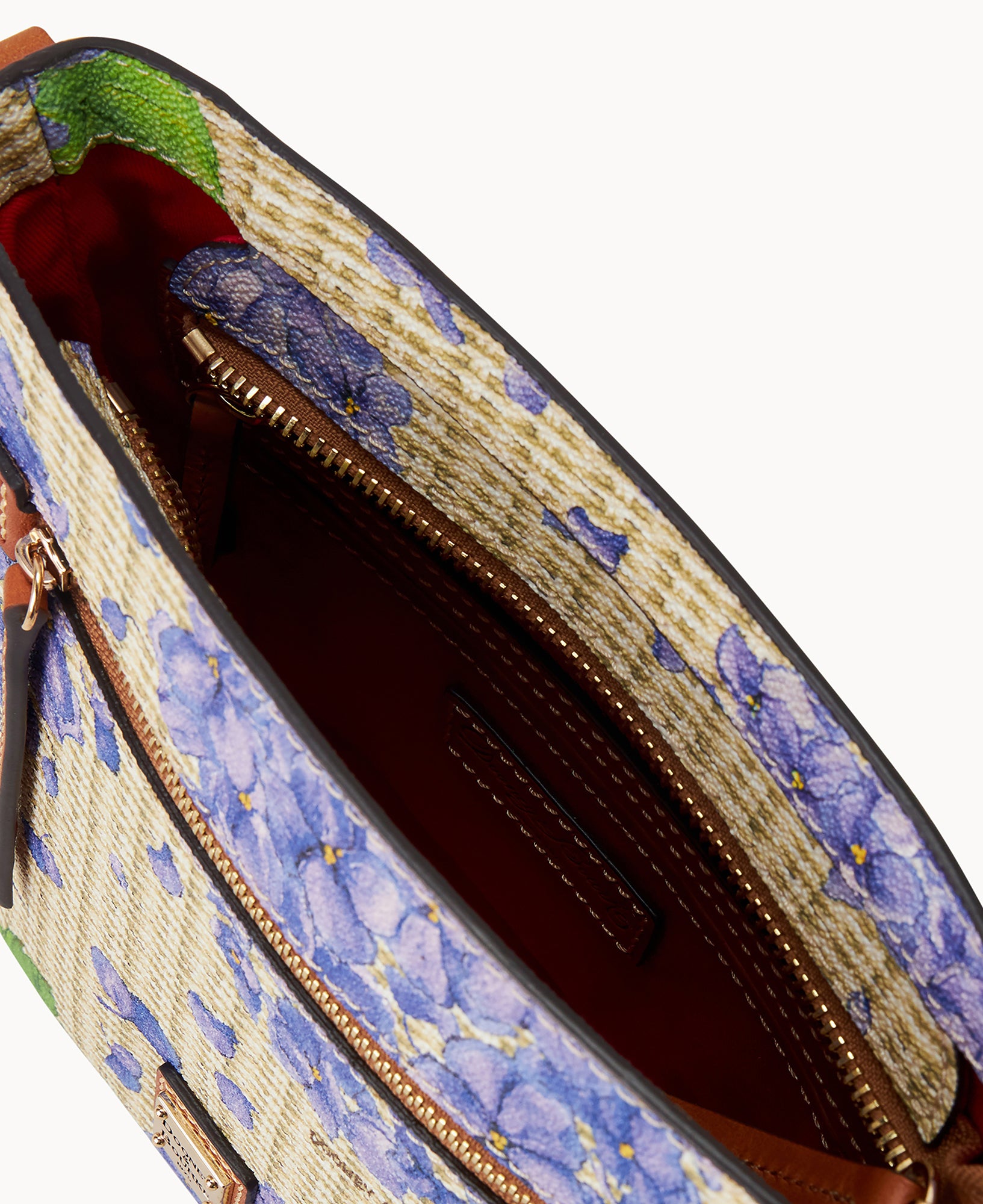 Hydrangea Basketweave Small Zip Crossbody – ILoveDooney