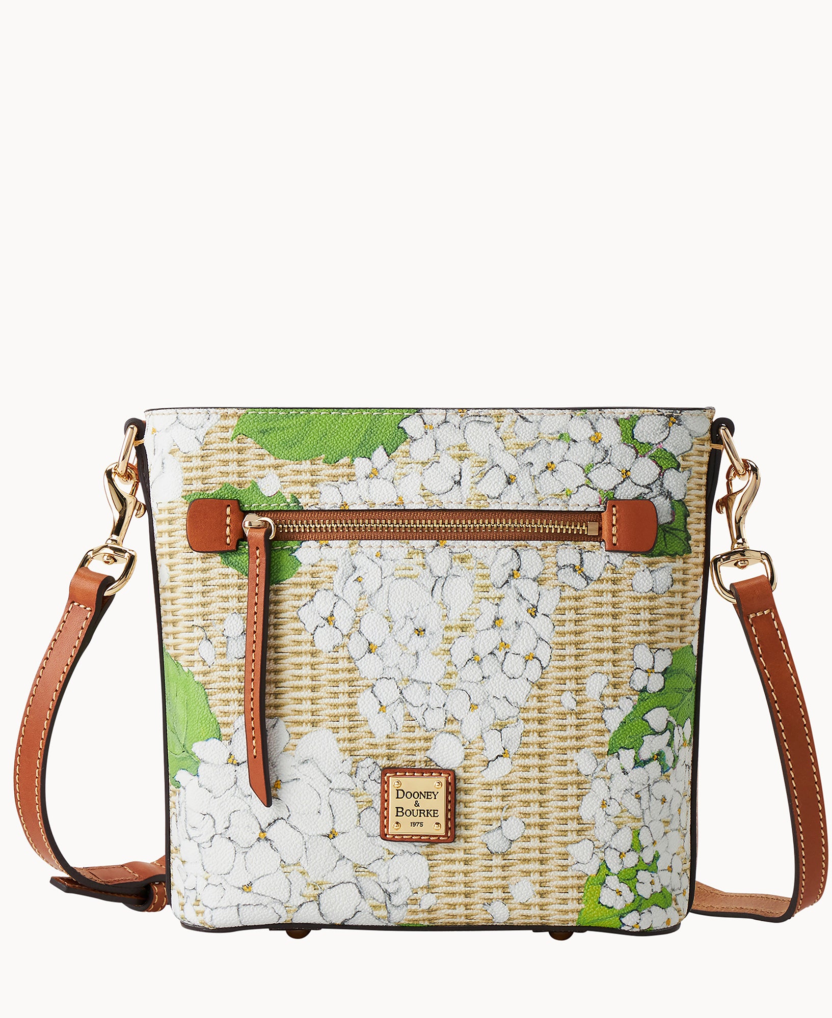 Hydrangea Basketweave Small Zip Crossbody – ILoveDooney