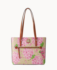 Hydrangea Basketweave Shopper