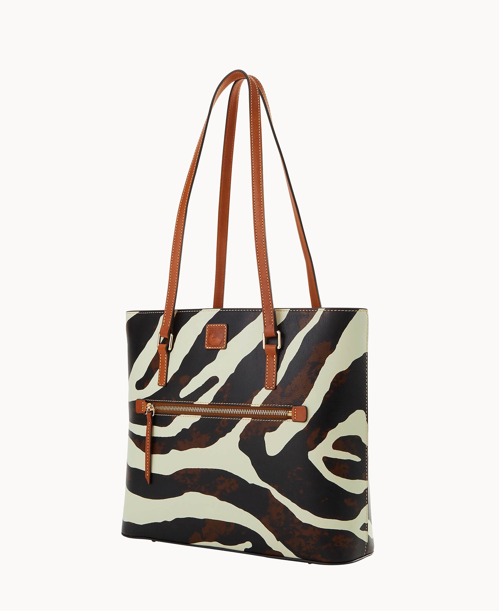 Zebra Leather Large Shopper – ILoveDooney