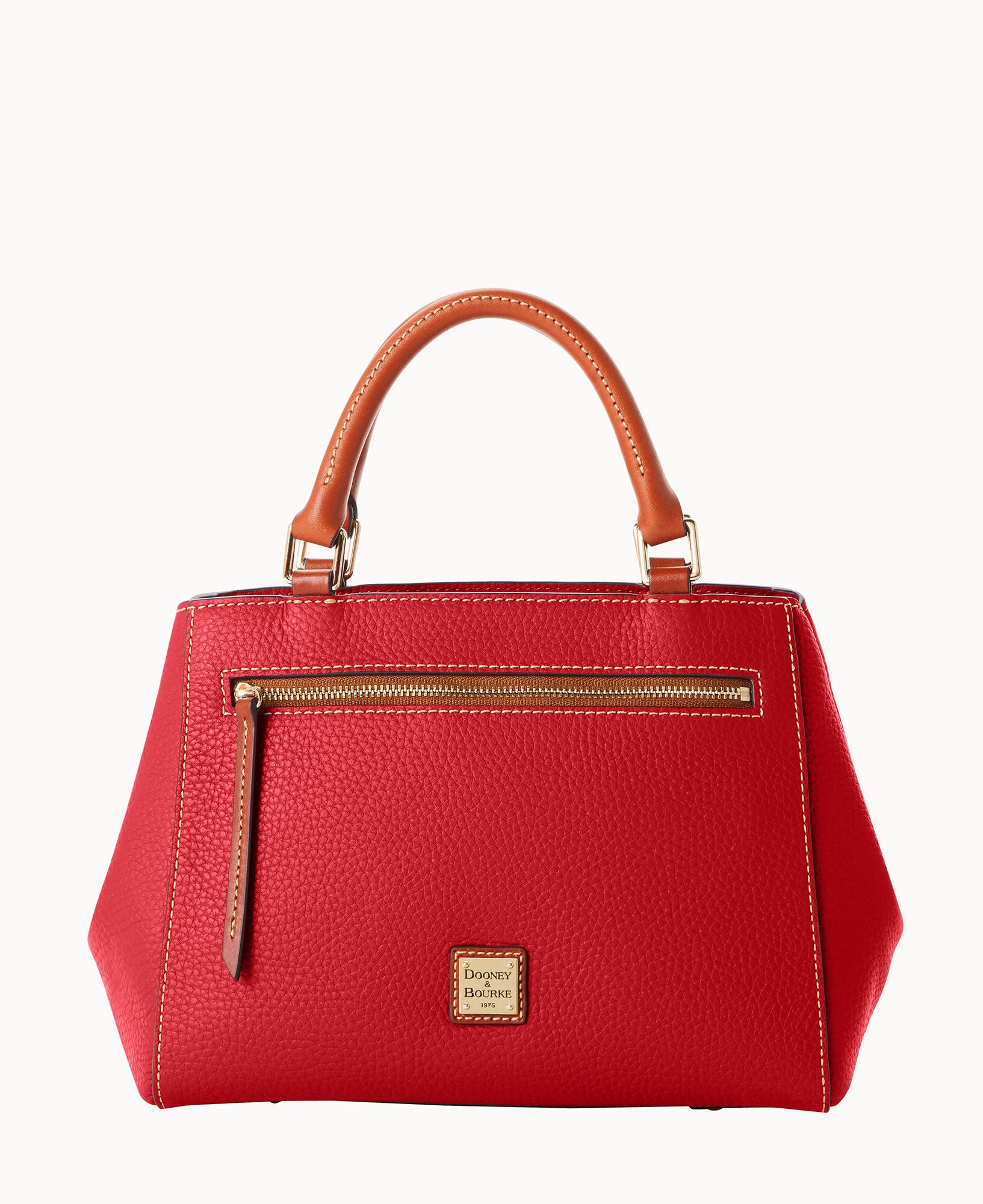 Pebble Grain Small Zip Satchel – ILoveDooney