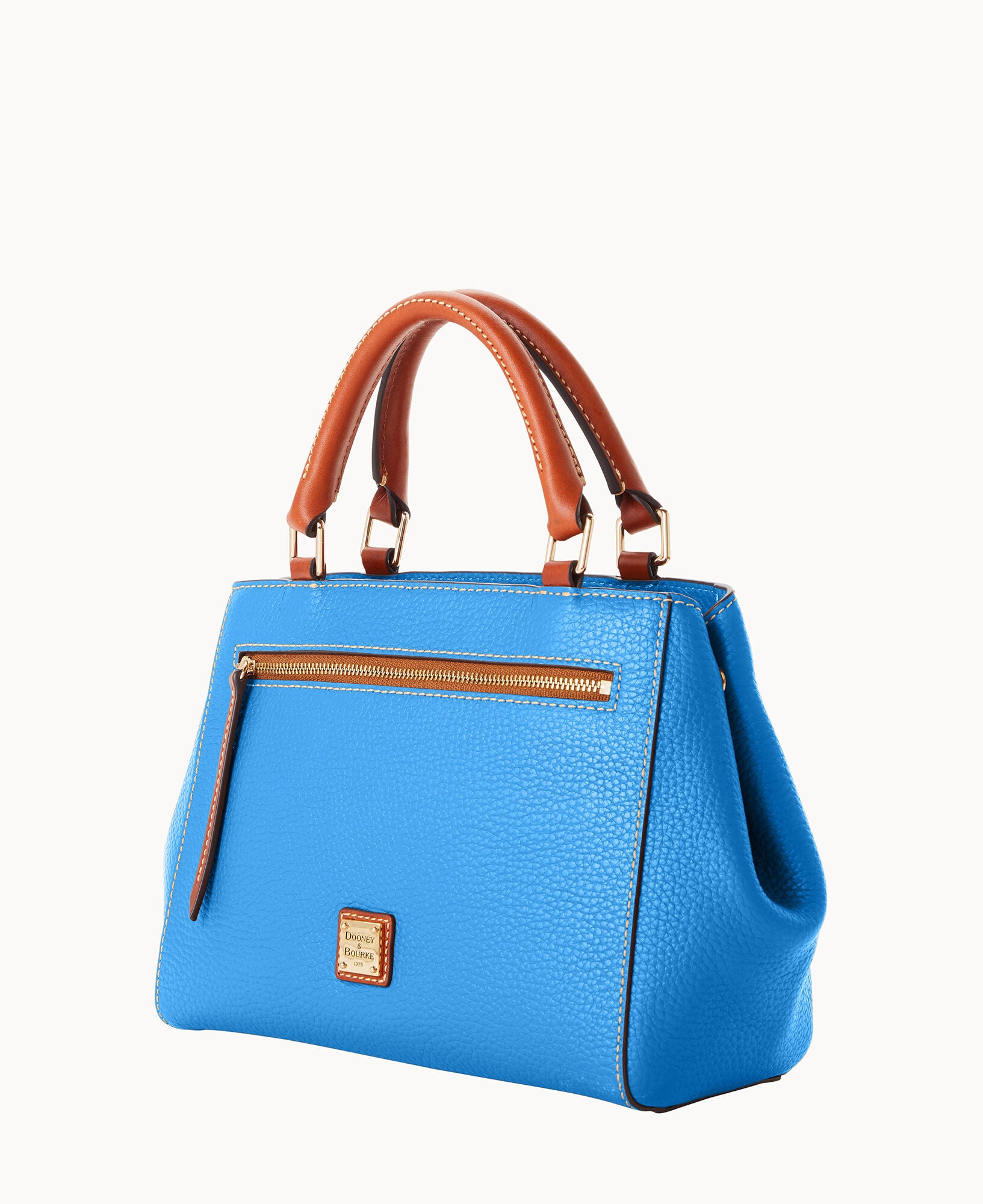 Pebble Grain Small Zip Satchel – ILoveDooney
