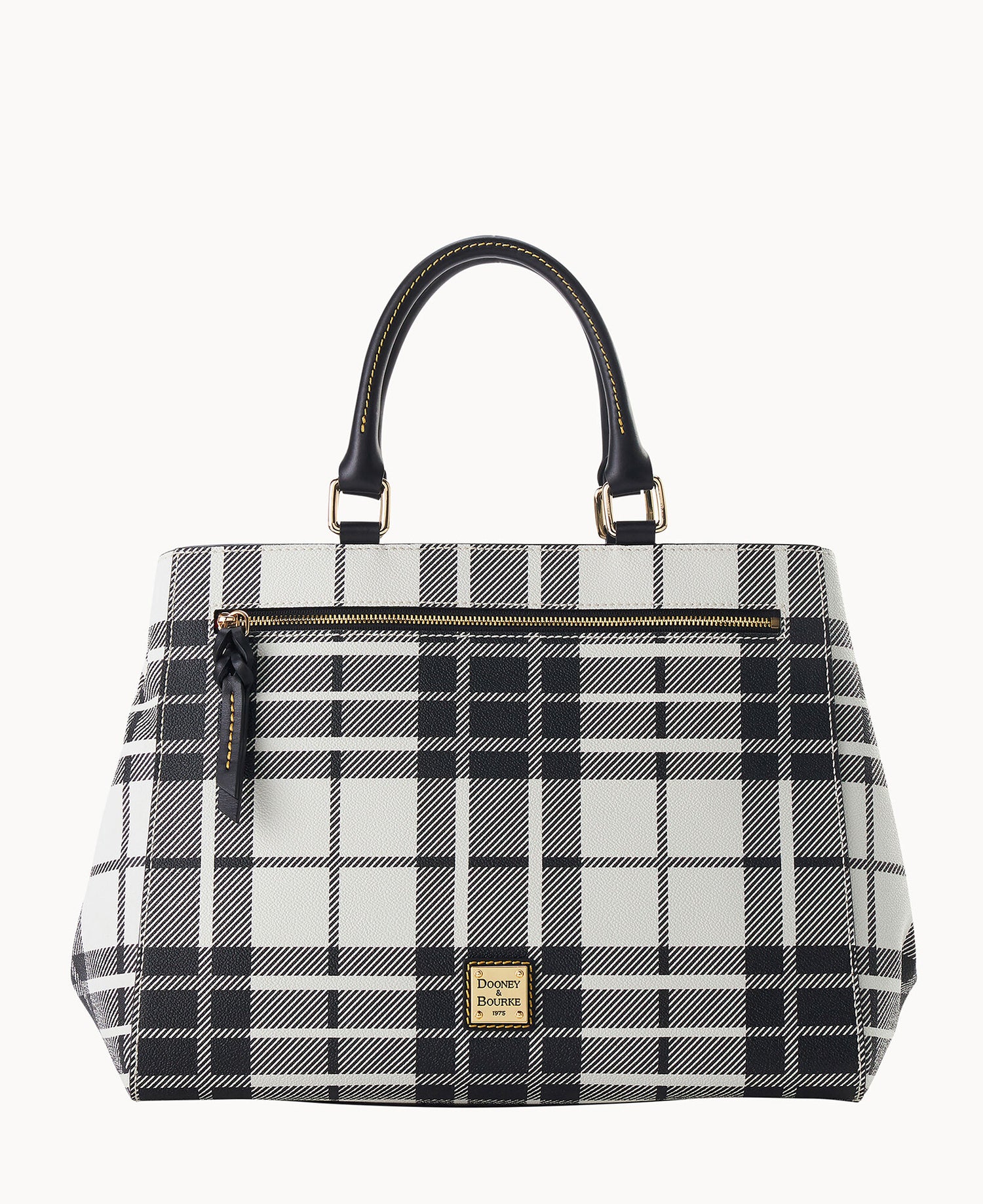Oxford Zip Satchel