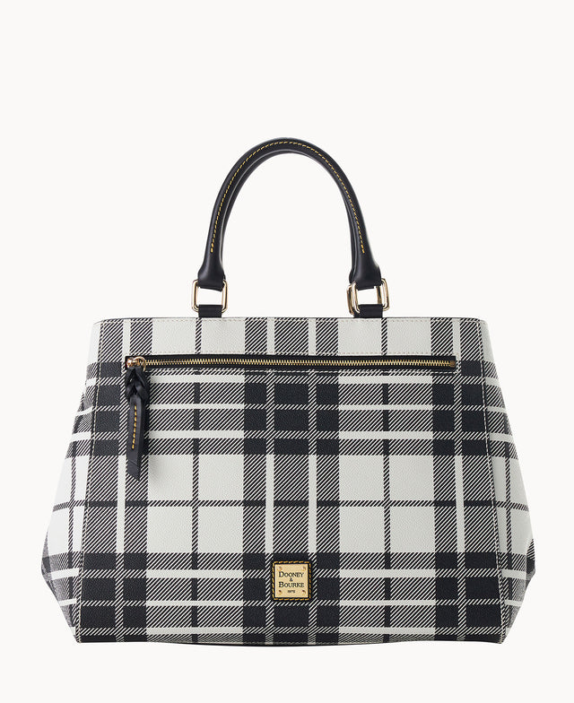Oxford Zip Satchel